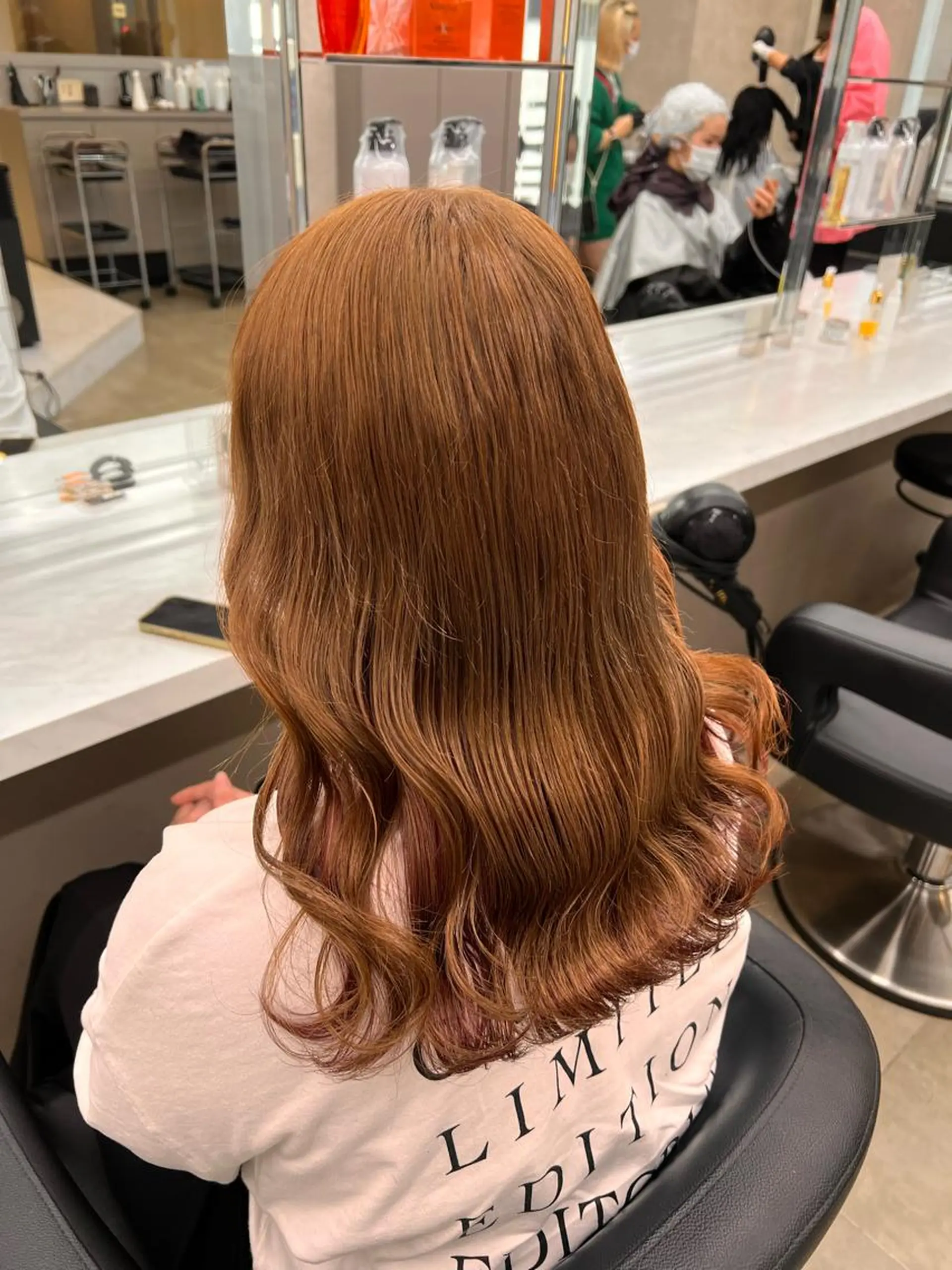セミロング 💖札幌カラー 指名No.1💖玲奈のヘアスタイル