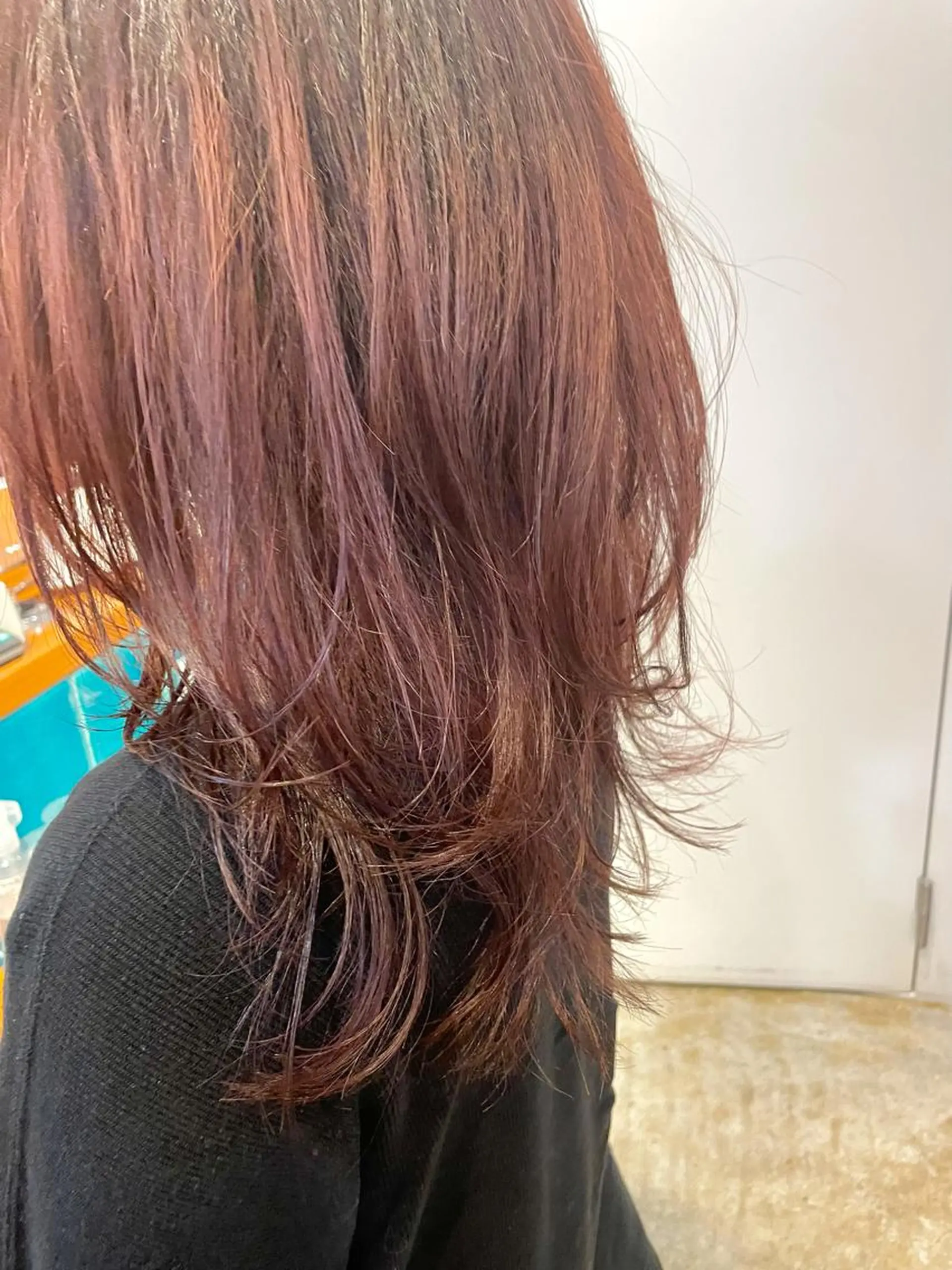 ミディアム カラー レイヤー／似合わせ TAKUYAのヘアスタイル