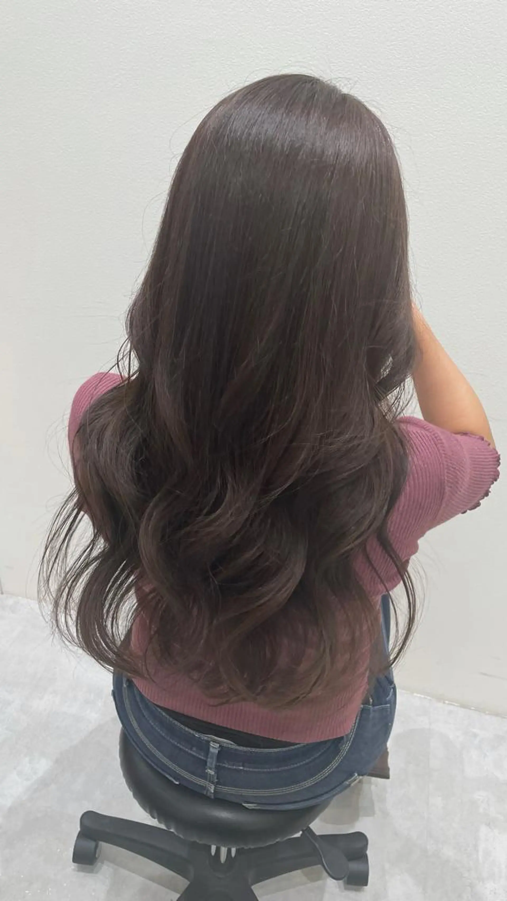 ロング パーマモデル募集🌈 森脇帆南のヘアスタイル