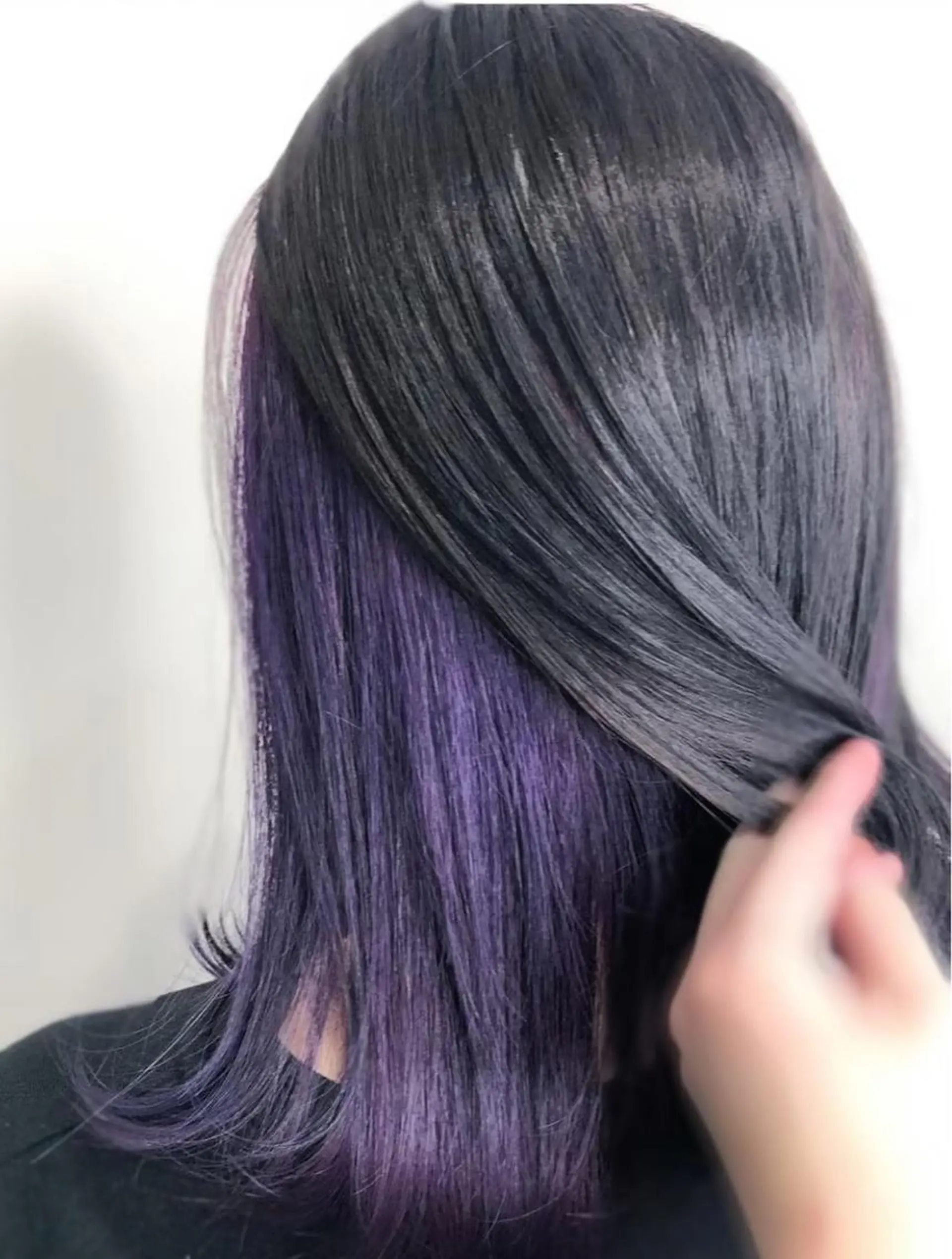 ミディアム パープルカラー ヘアカラー 髪質改善/レイヤー/ ショート/koshiのヘアスタイル