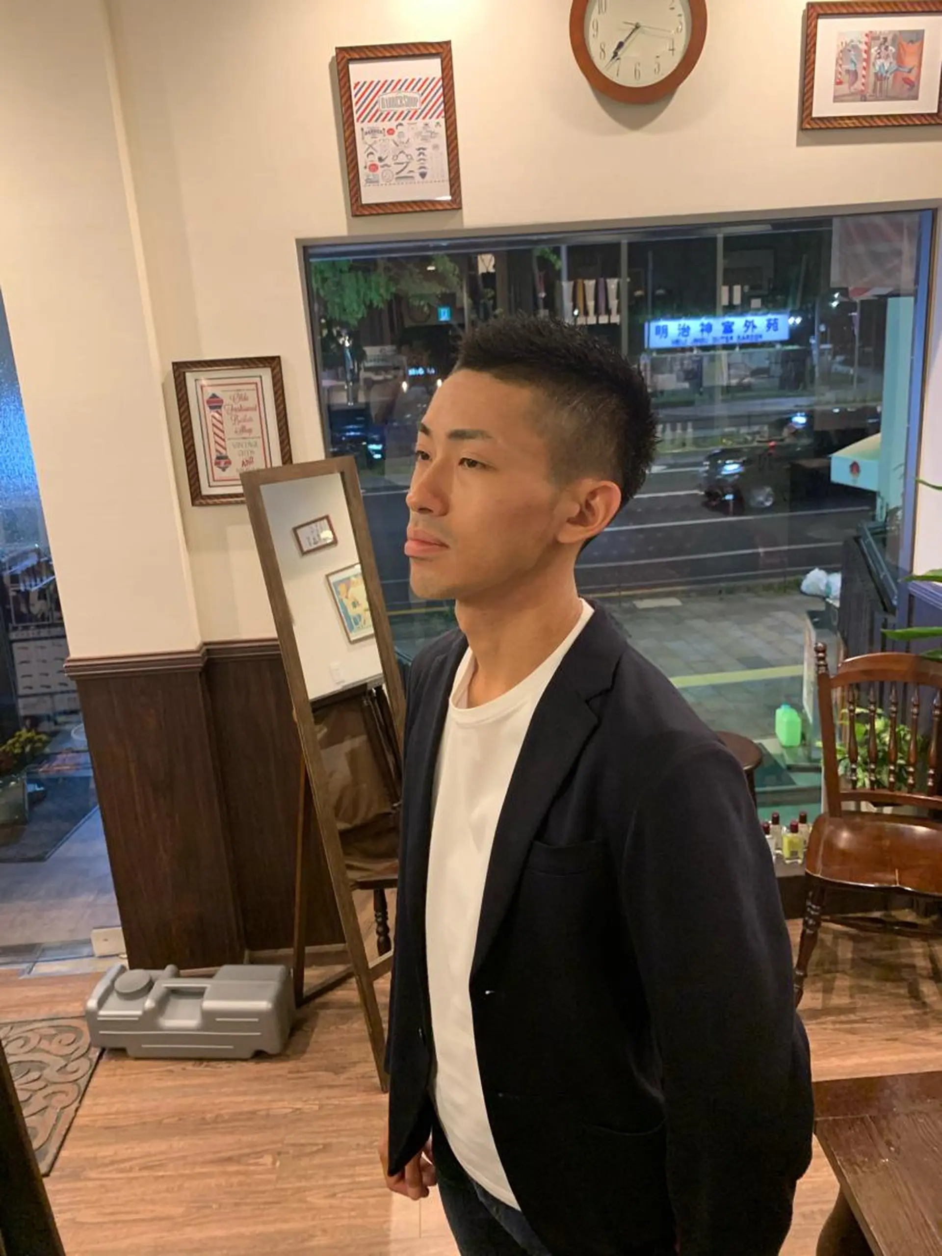 ショート ショートヘア 織田 一樹のヘアスタイル