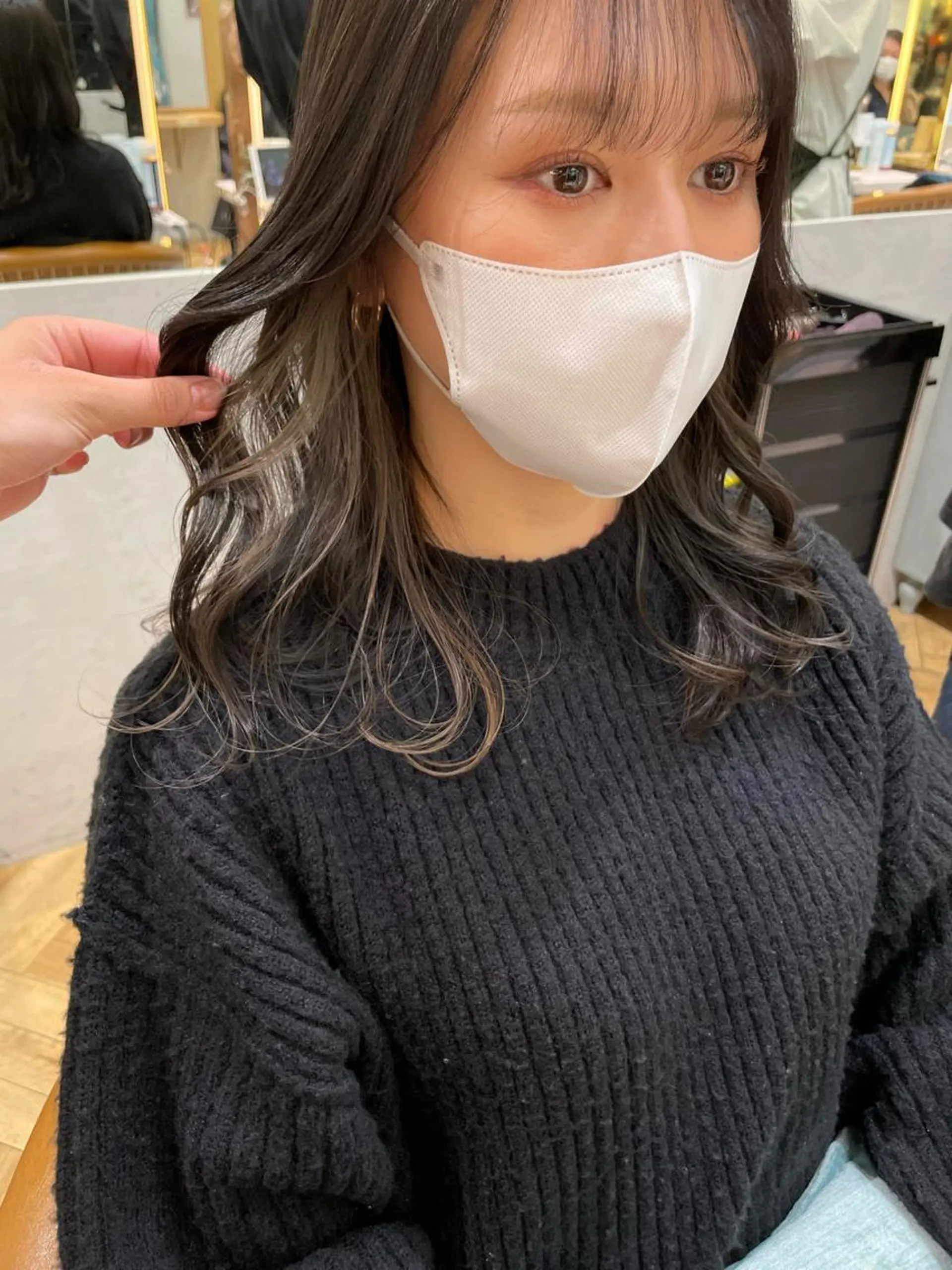 ミディアム カラー カット ヘアカラー トリートメント ♥️ブリーチ/ボブ/ レイヤー♥️maiのヘアスタイル