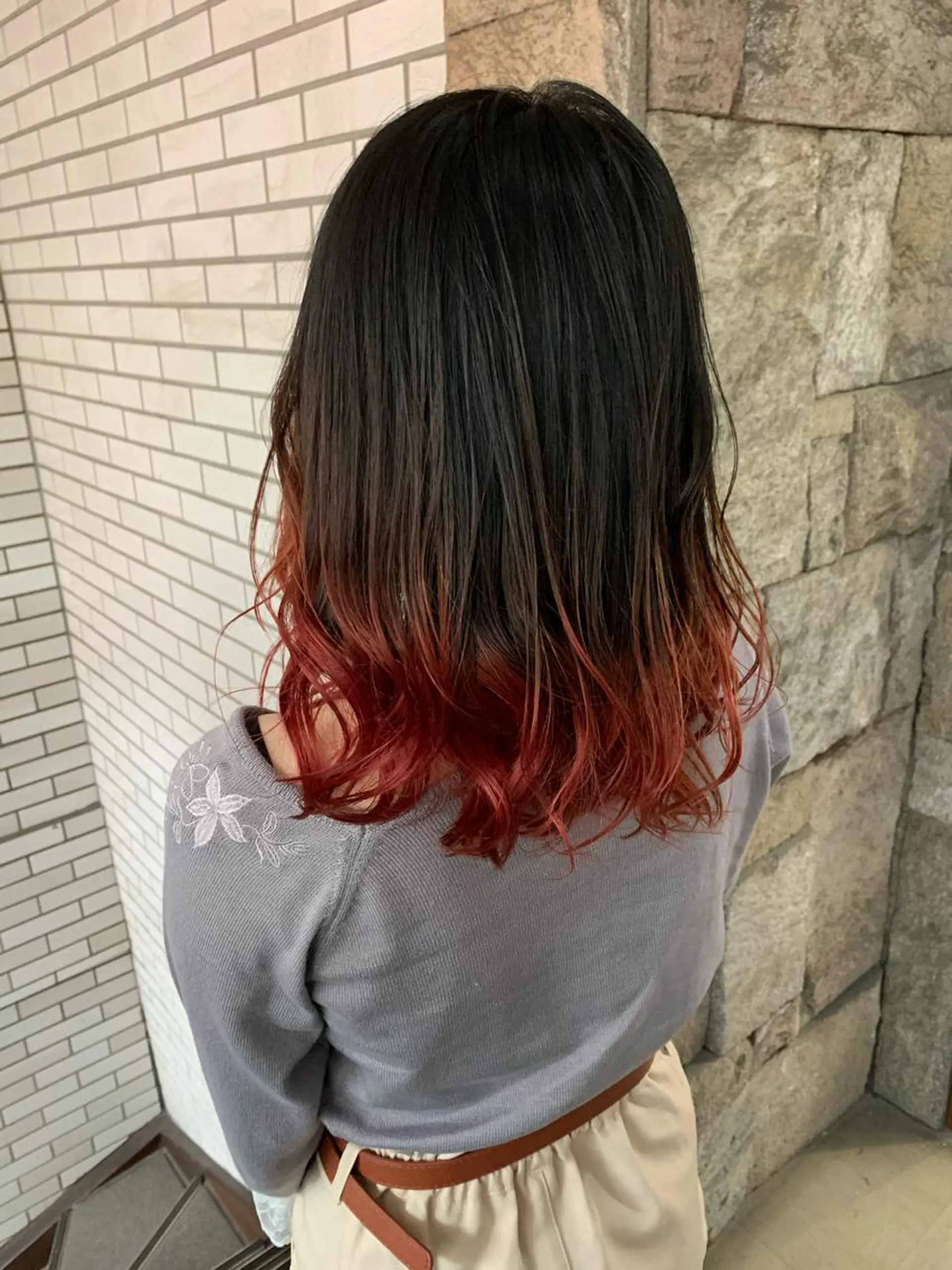 ミディアム カラー カット ヘアカラー オージュアソムリエ DAIKI⭐️のヘアスタイル