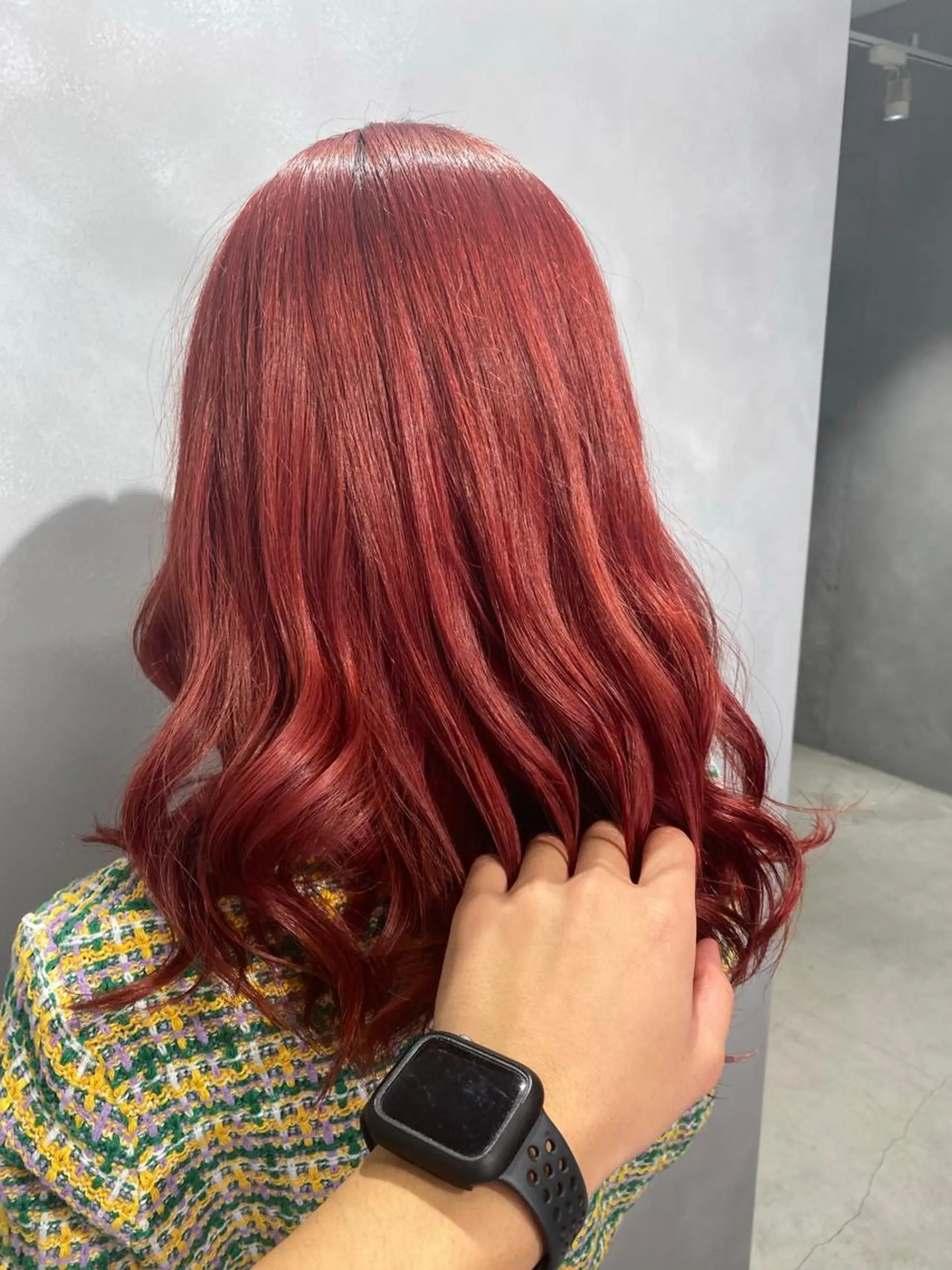 ミディアム カラー カット ヘアカラー トリートメント 髪質改善/縮毛矯正 レイヤー/松川匠のヘアスタイル