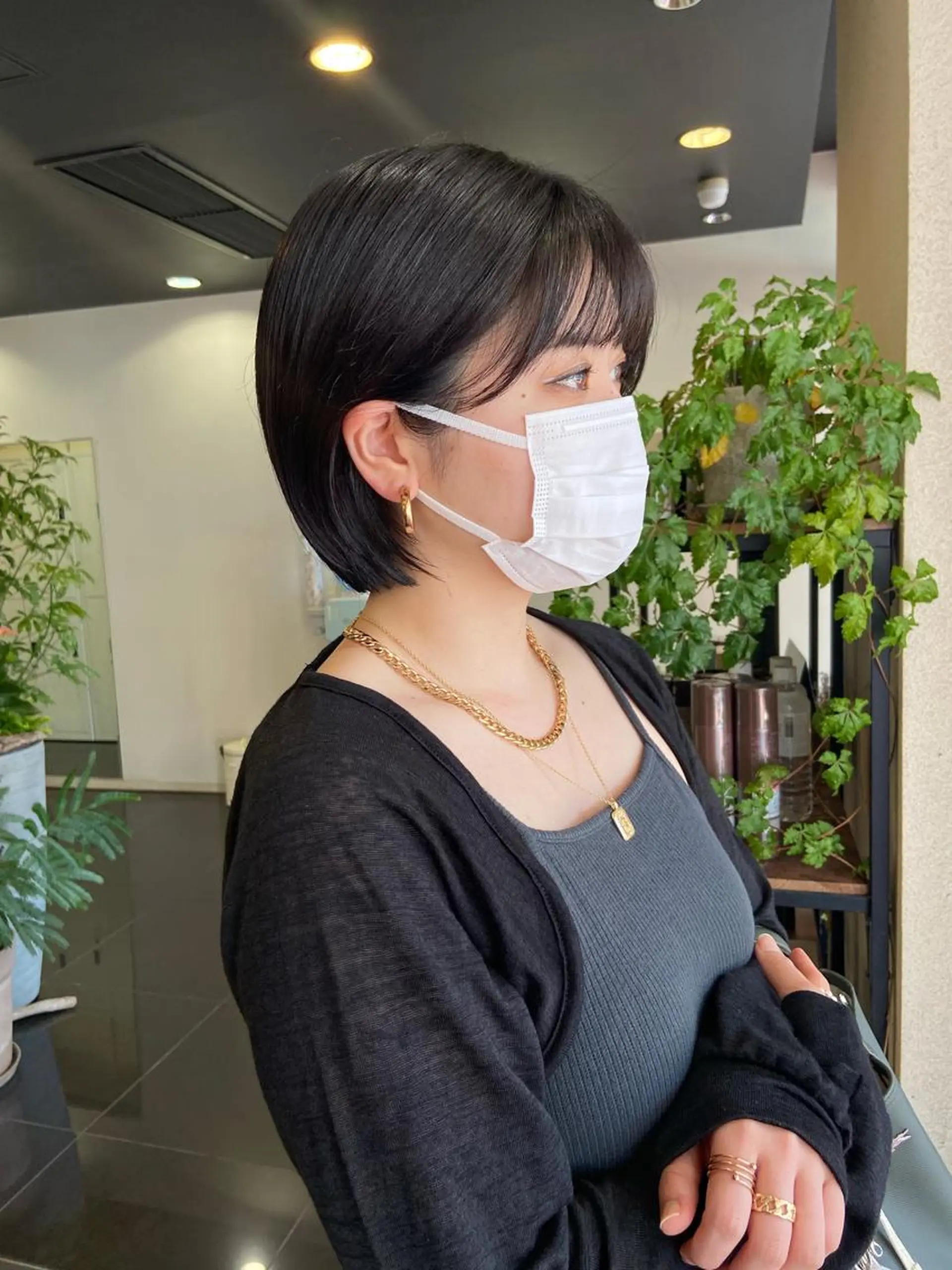 ショート ボブ ショートヘア 小顔カット 髪質改善・縮毛・ 艶髪カラー　Maruのヘアスタイル