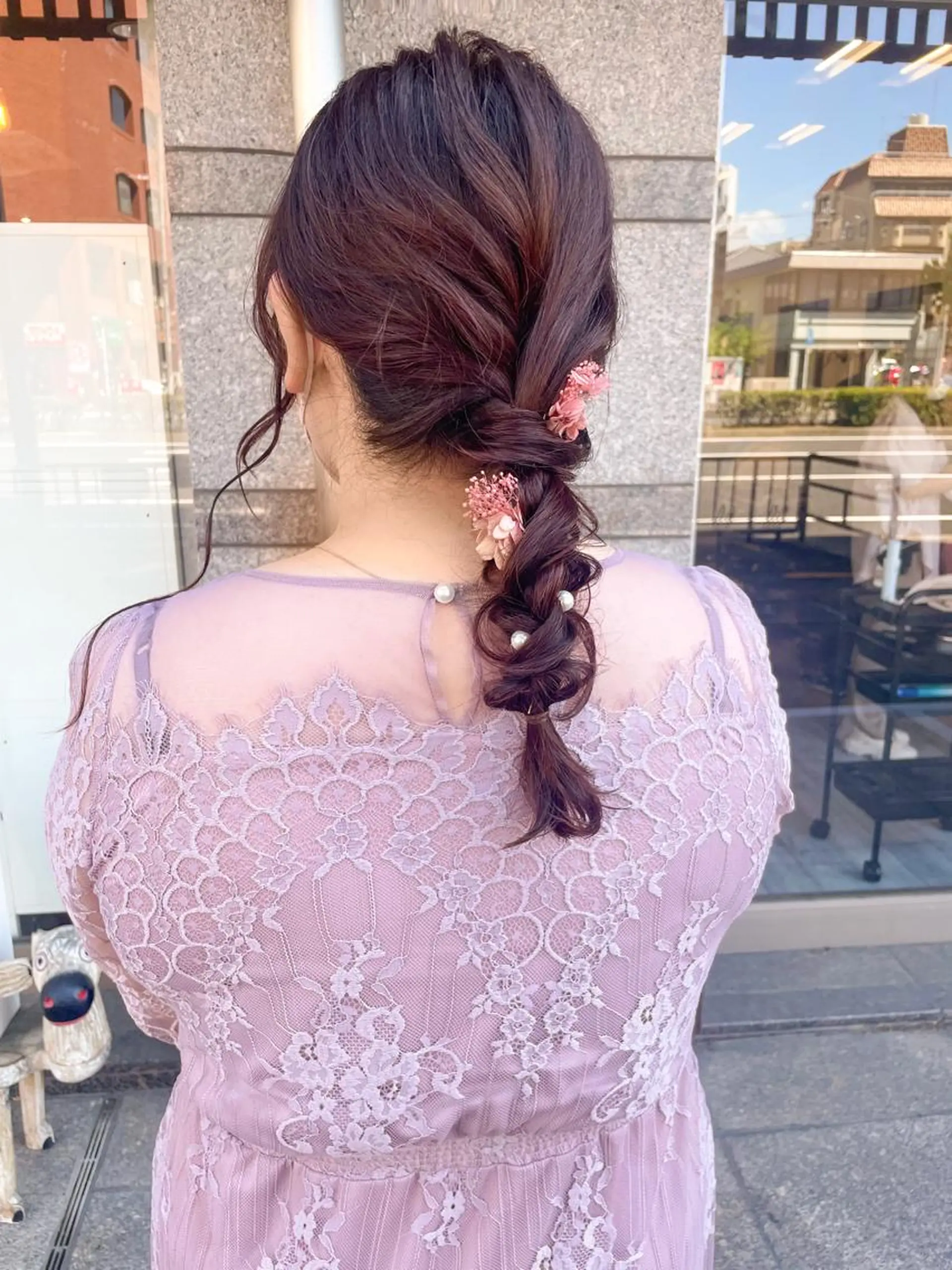 セミロング ヘアアレンジ レイヤー/高橋 みく /池下/千種のヘアスタイル