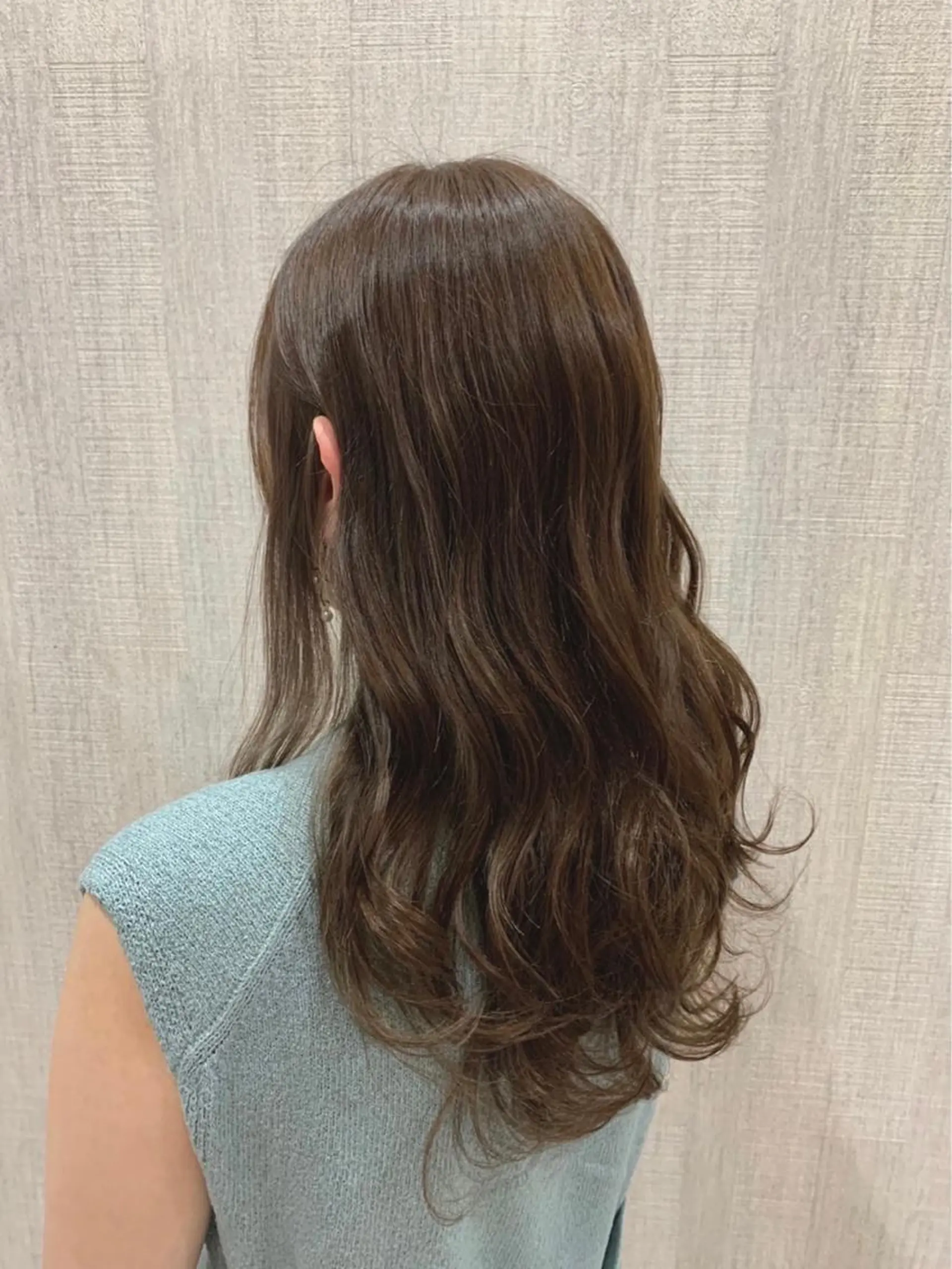 セミロング カット ヘアカラー トリートメント 店長✨レイヤー✖️ 髪質改善✖️韓国ヘアのヘアスタイル