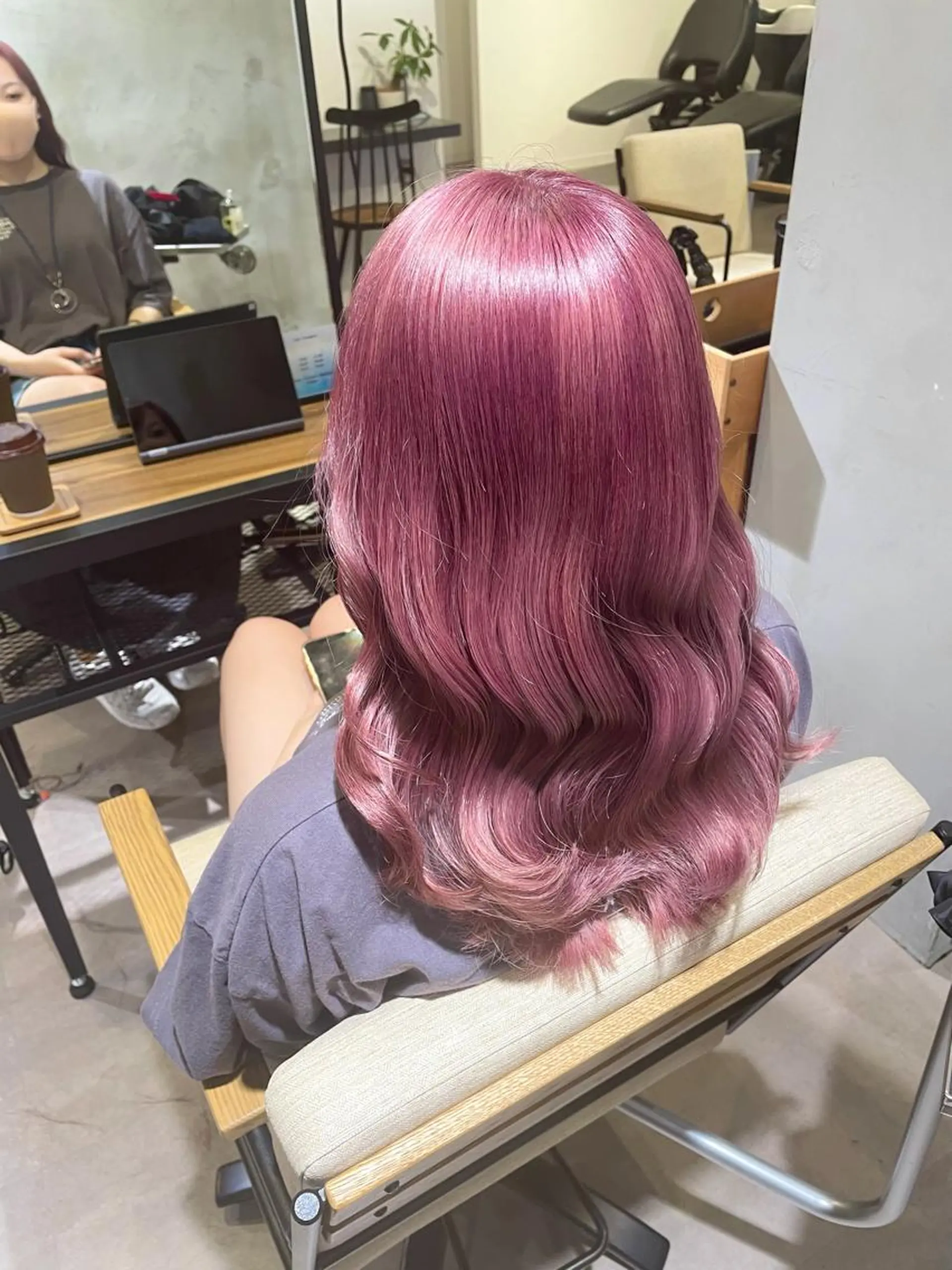 ロング カラー カット ヘアカラー トリートメント 🎀透明感カラー🎀 mikaのヘアスタイル