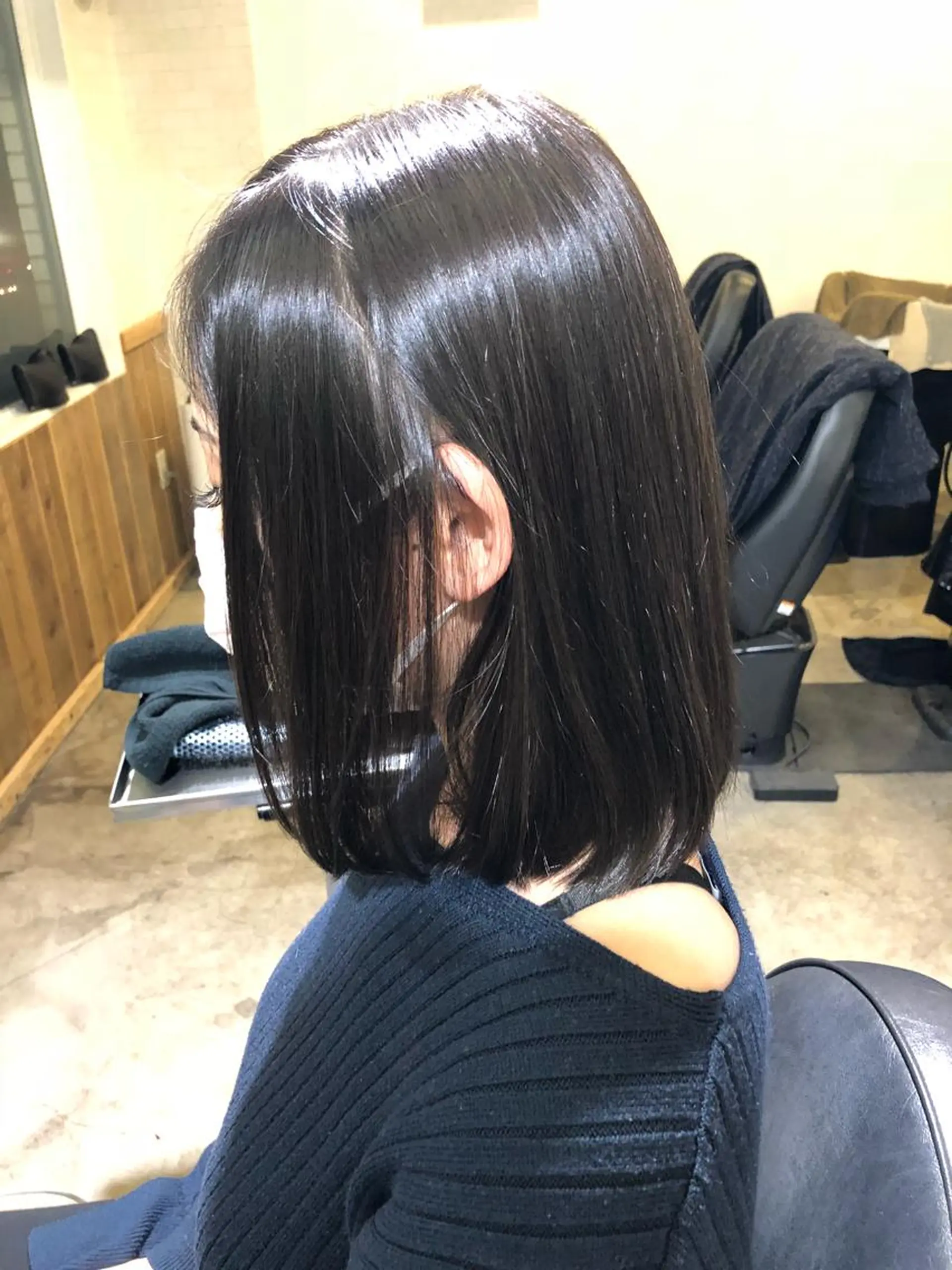 ミディアム カラー アッシュ オリーブアッシュ カット ヘアカラー 舘野 太嘉宏のヘアスタイル