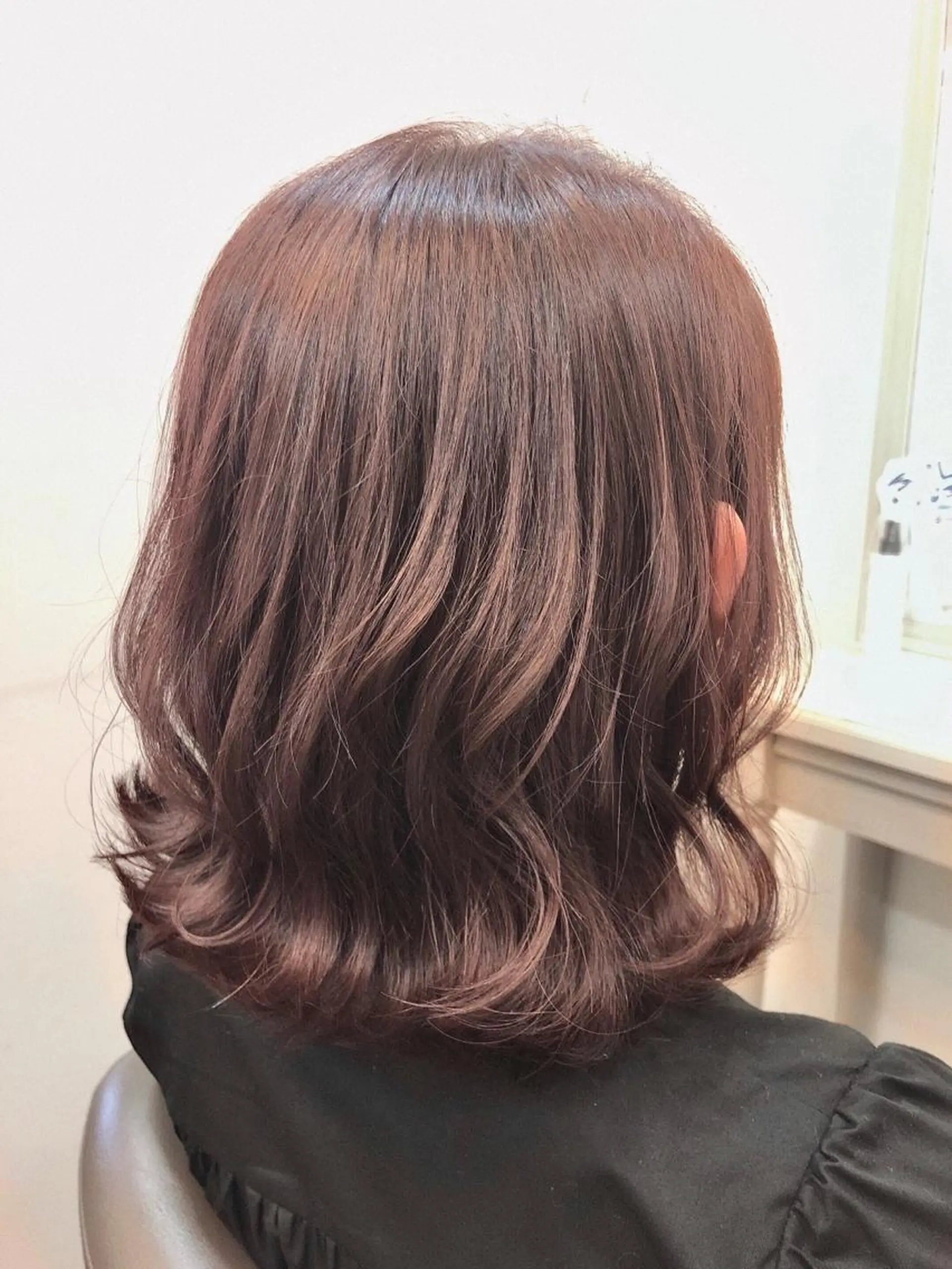 ミディアム カラー カット ヘアカラー トリートメント 西野 美空🍊のヘアスタイル