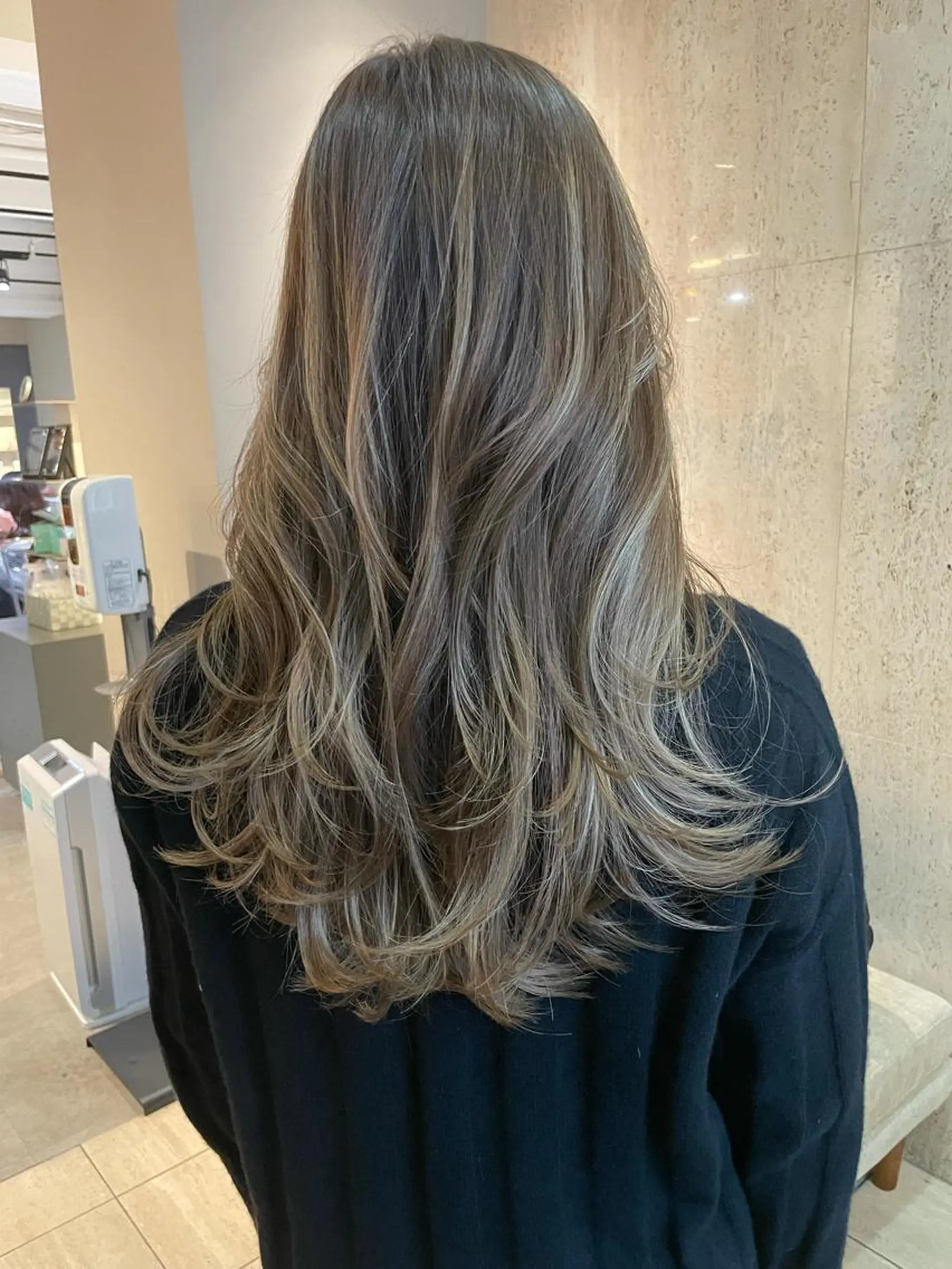 カラー 透明感カラー ハイライトカラー メンズ特化⚜️ 藤原あずさのヘアスタイル