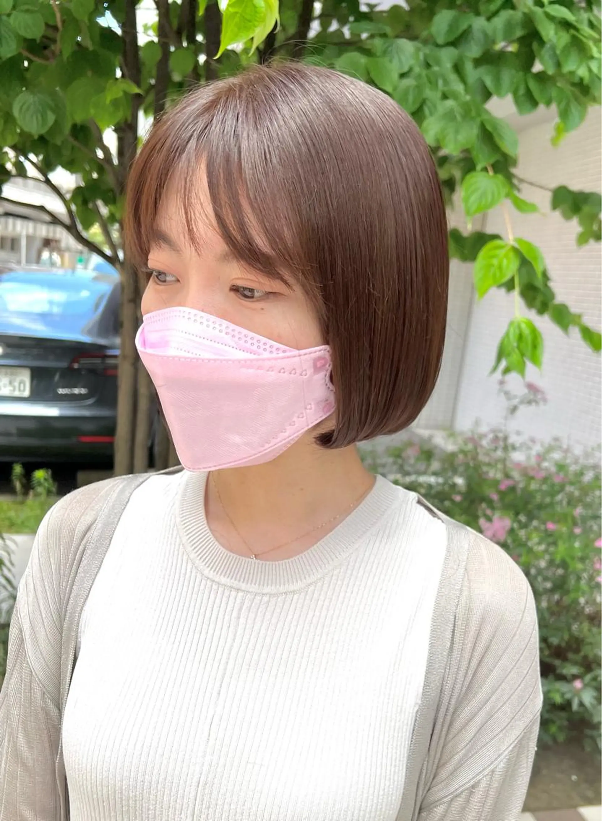 ショート カラー グレージュ 💎透明感カラー特化 💎TAISEIのヘアスタイル