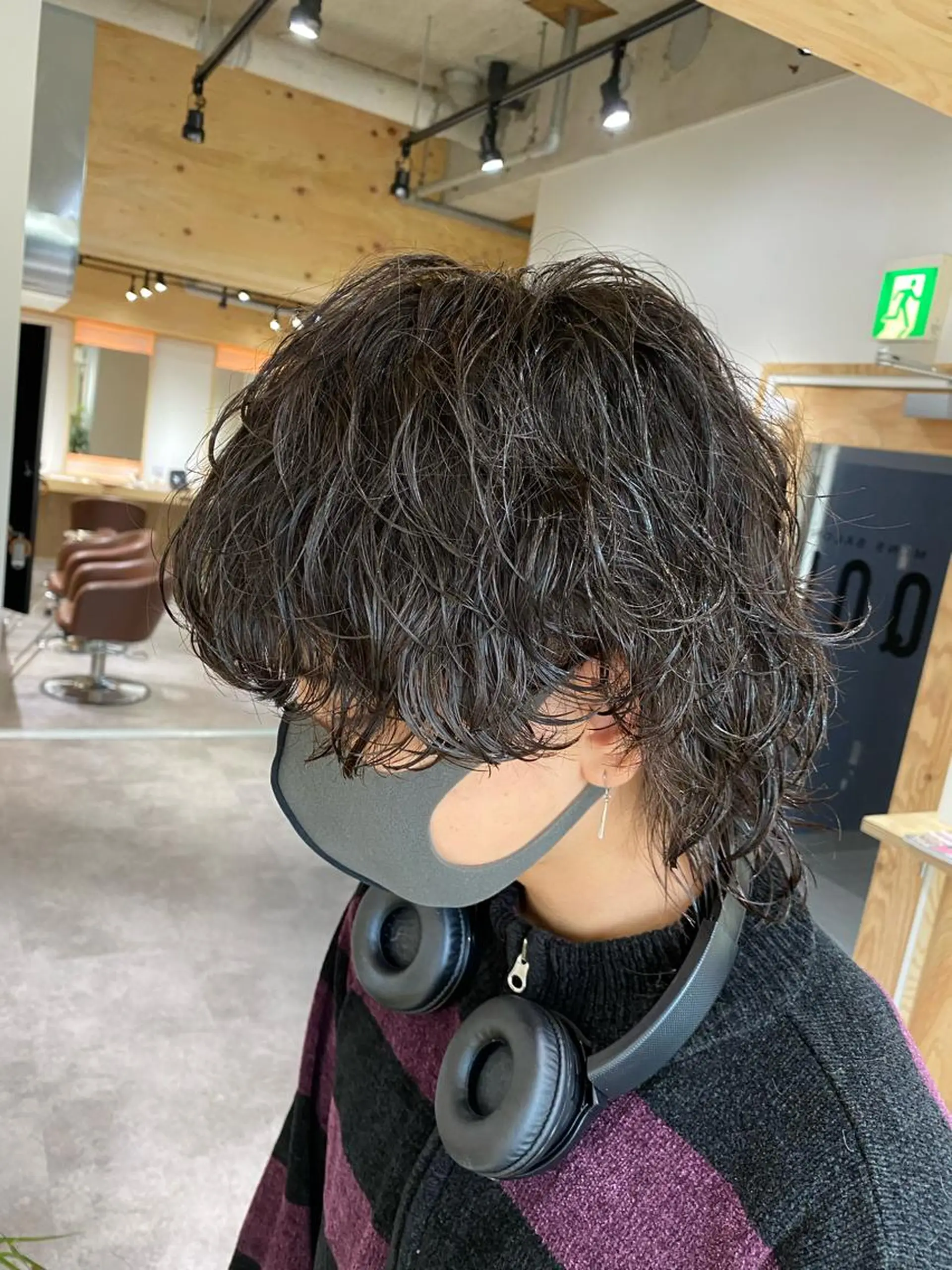 パーマ メンズ カット パーマ ヘアセット メンズブリーチカラー /パーマ ごーた立川のヘアスタイル