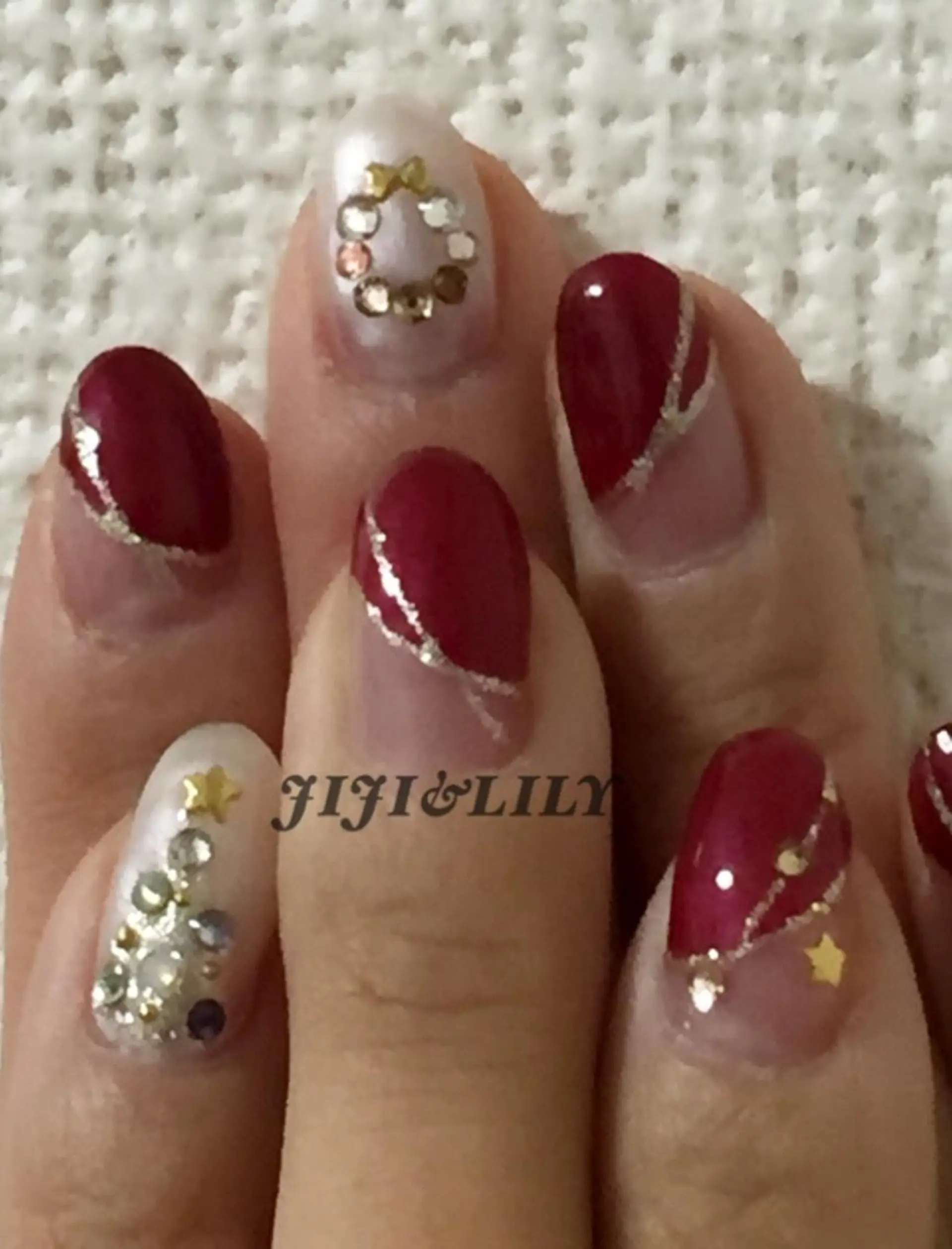 ネイル 冬ネイル クリスマス 豊田 圭子のネイルデザイン