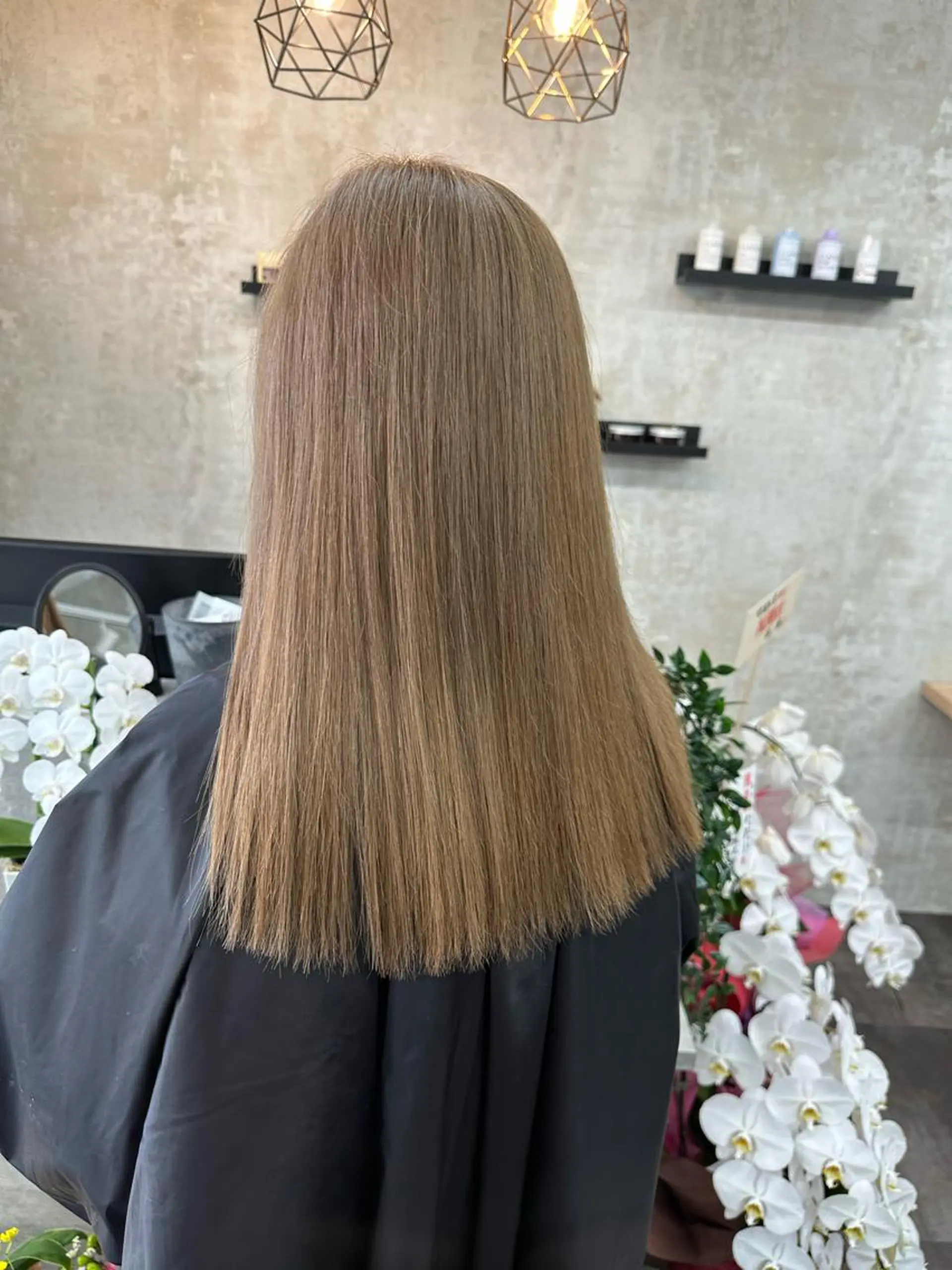 セミロング カラー epi エピのヘアスタイル