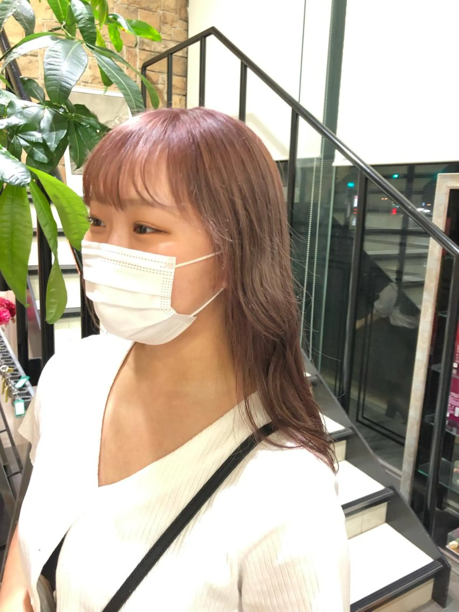 ロング カラー ヘアアレンジ チャンモリパーマ/韓 国/Minami🦋のヘアスタイル