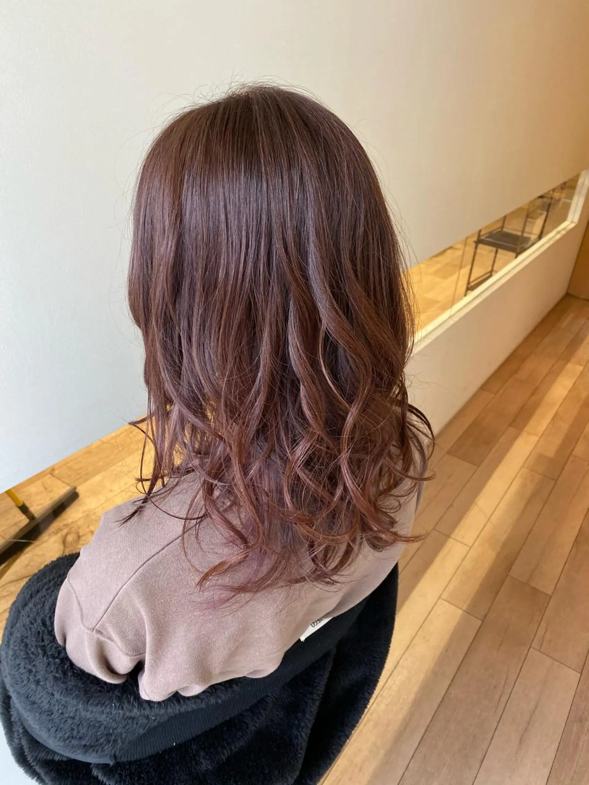 セミロング カラー INCE HAIR 竹牟礼翔のヘアスタイル