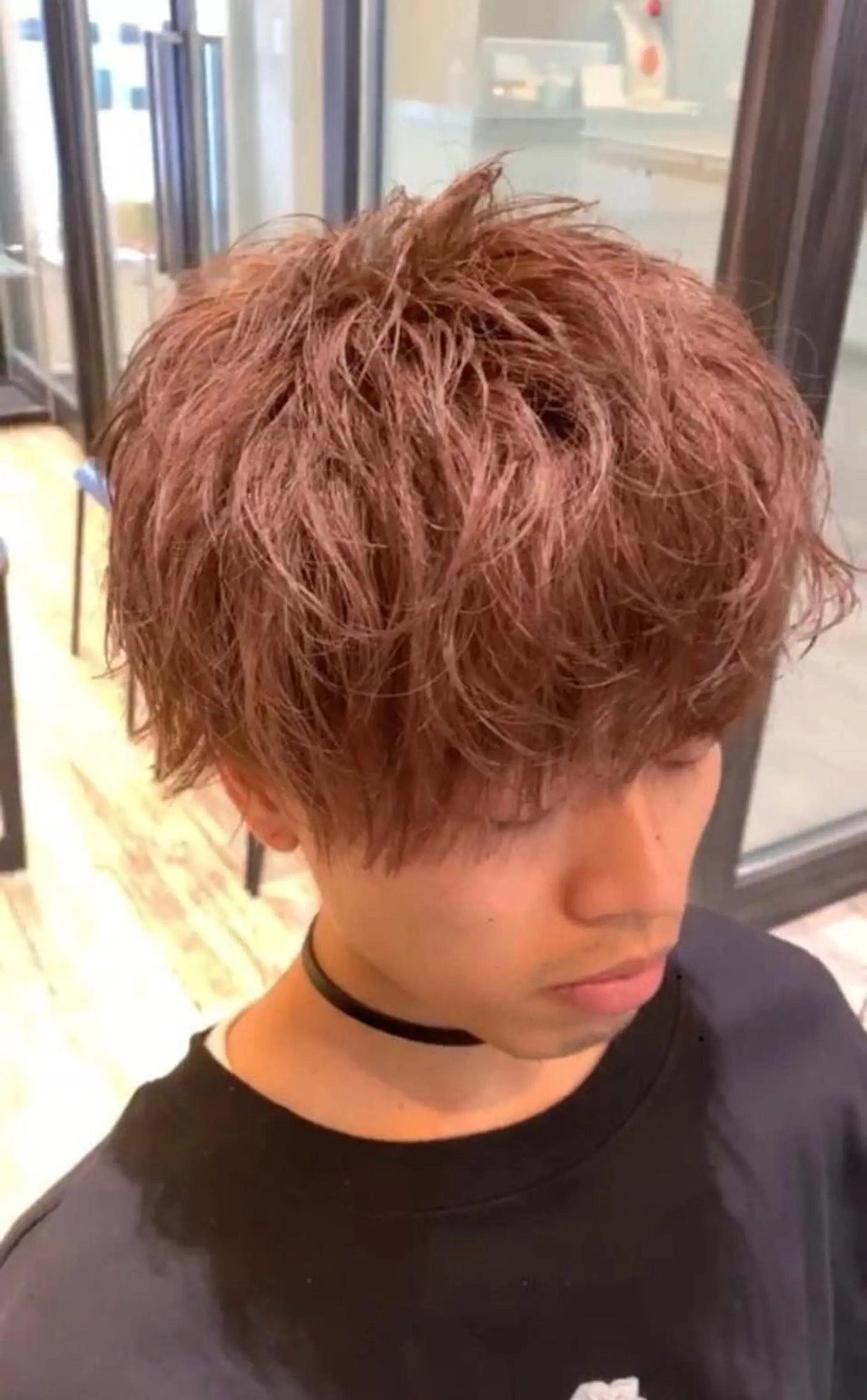 パーマ メンズ パーマ 野々村 麻由のヘアスタイル