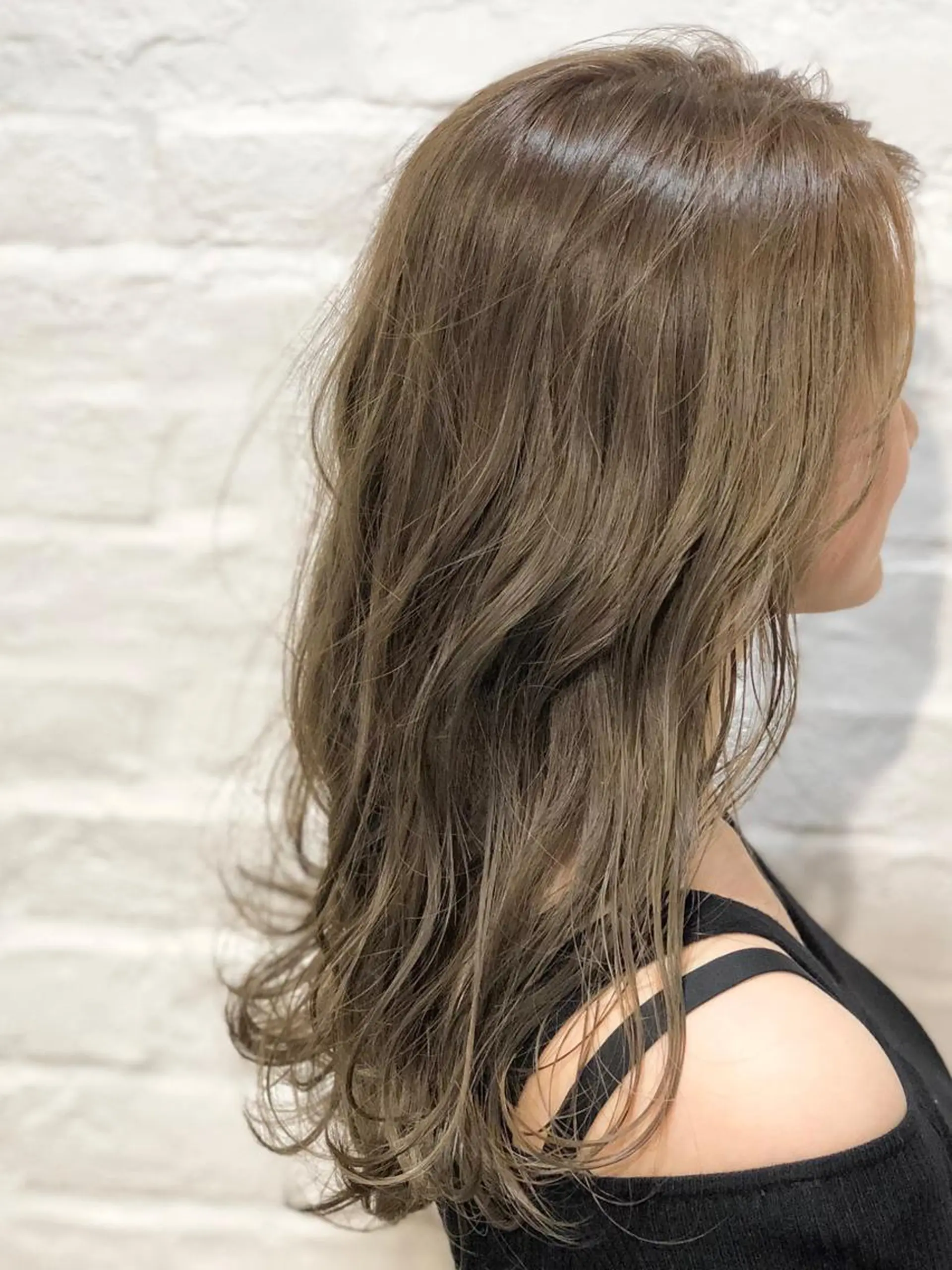 セミロング カラー ヘアカラー 似合わせ専門美容師 なかじまのヘアスタイル