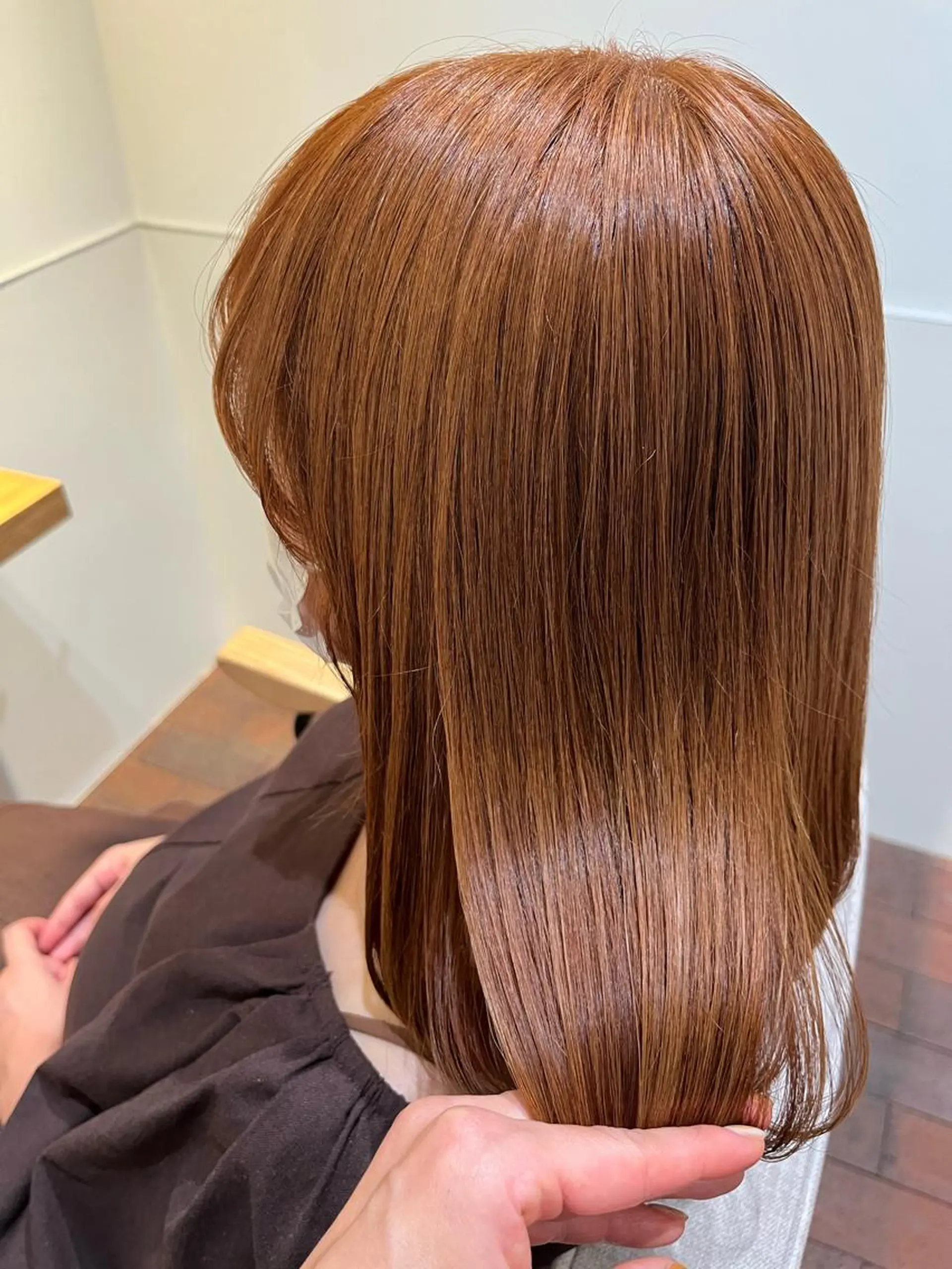 ミディアム カット ヘアカラー トリートメント マンツーマン 縮毛矯正/マユコのヘアスタイル