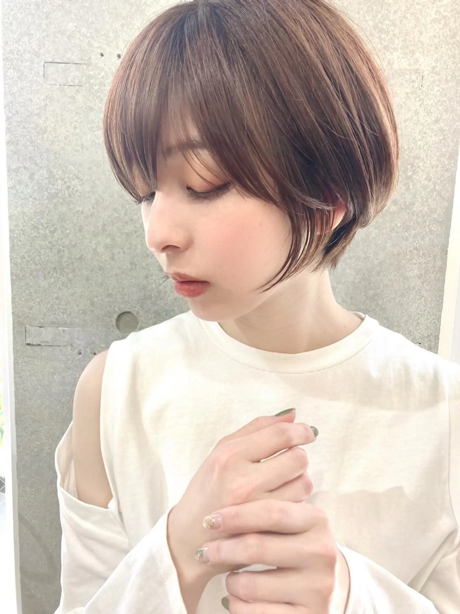 ショート カット トリートメント レイヤー/メンズ 竹田凪儀のヘアスタイル