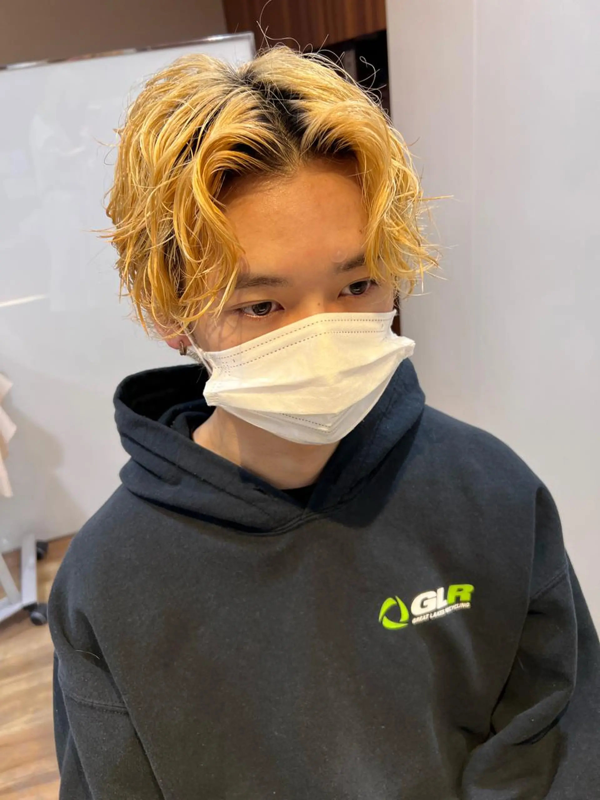 パーマ メンズ しみず さくら🌸のヘアスタイル