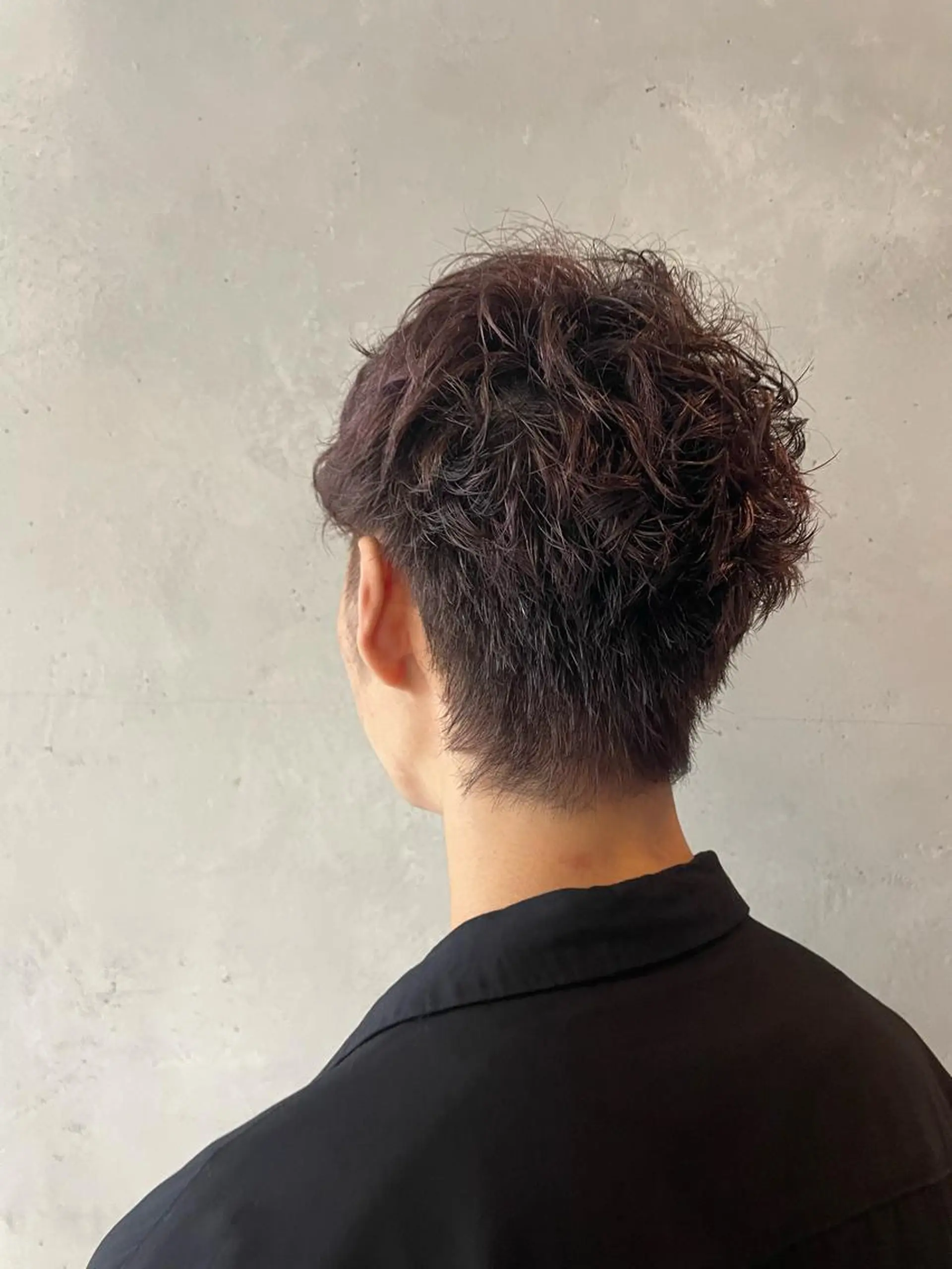 ショート カラー パーマ メンズ 骨格補正カット✂︎ 🌟菅野陽介🌟のヘアスタイル