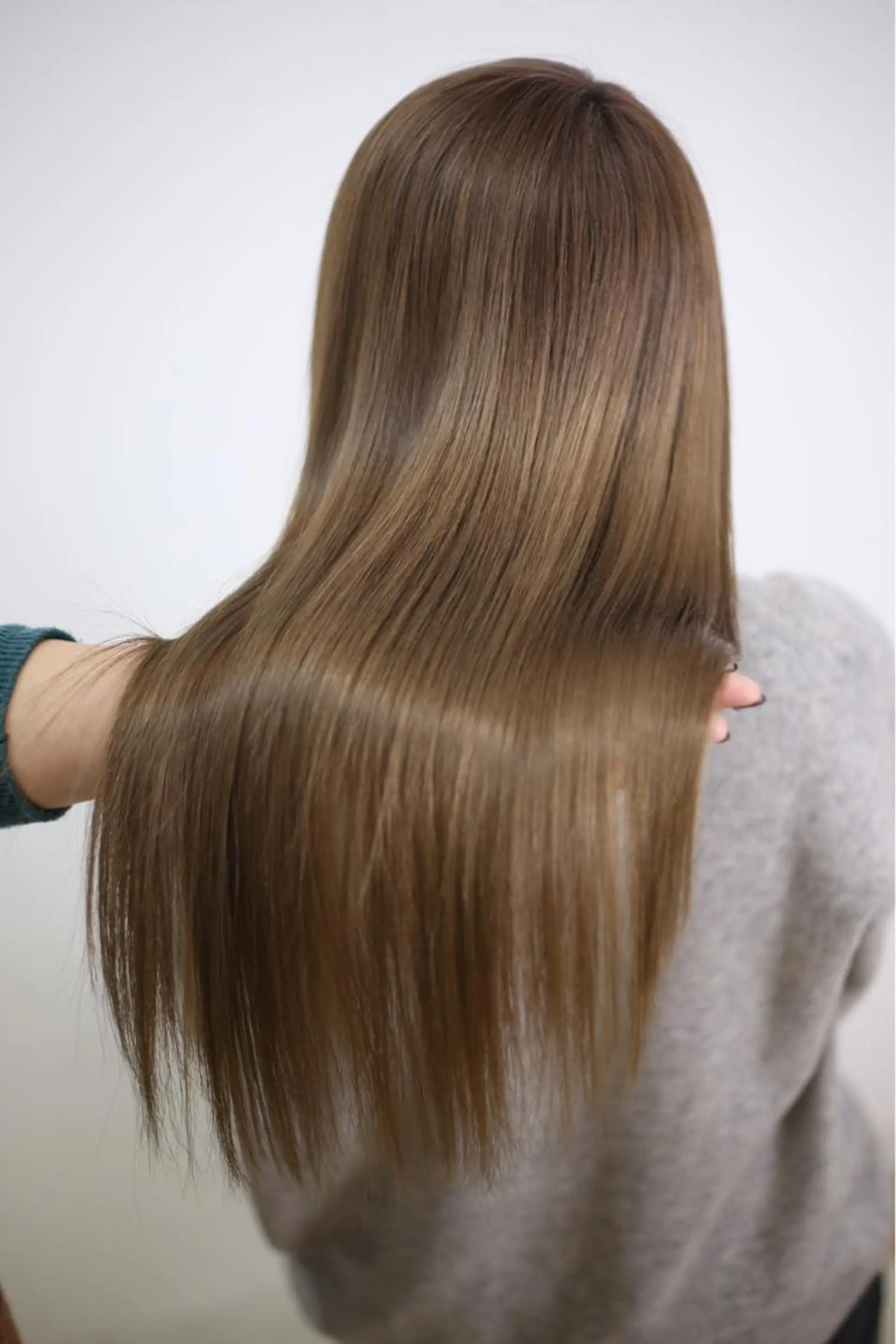 ロング 髪質改善 カット 縮毛矯正 三好 智のヘアスタイル