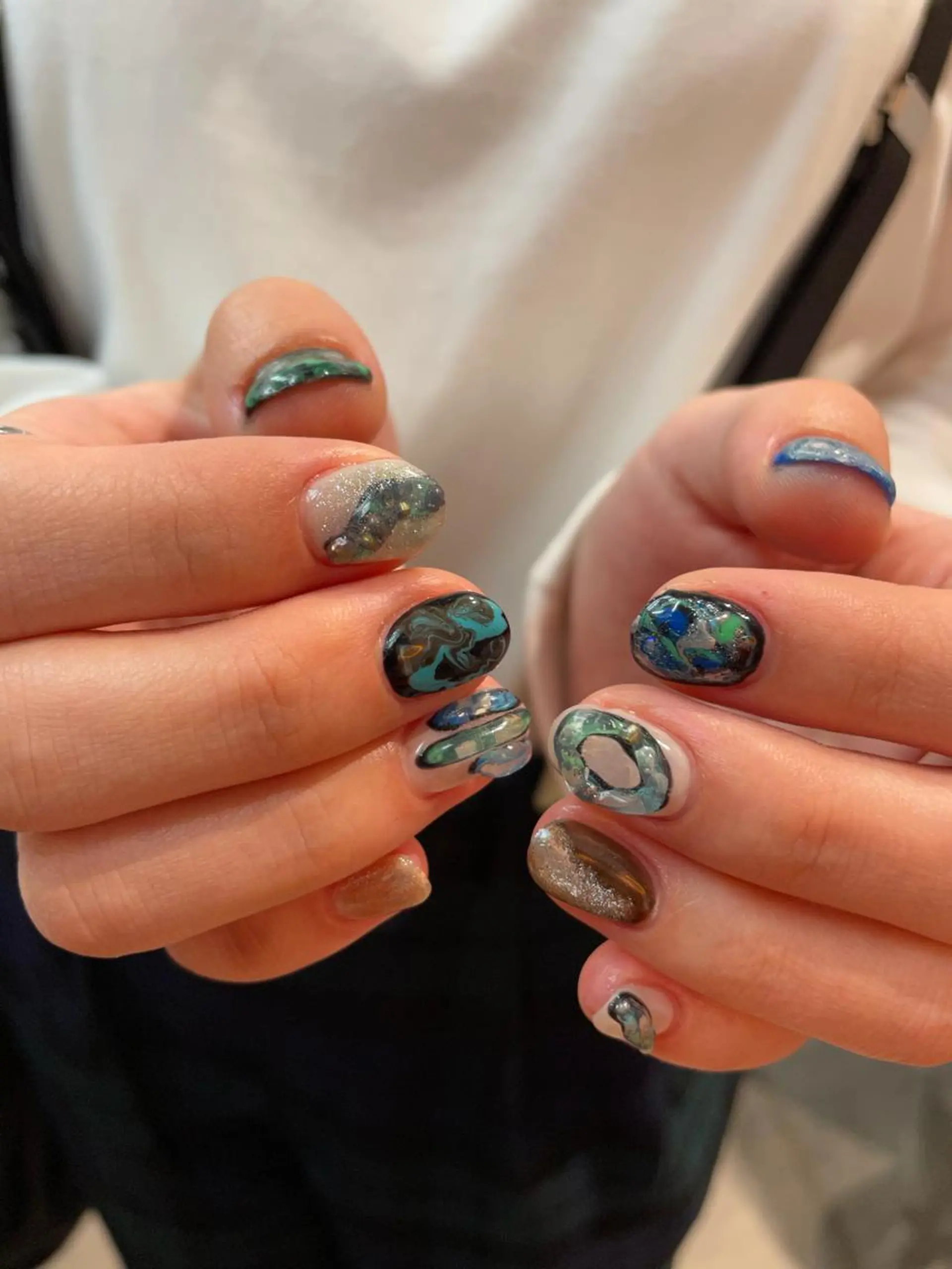 ネイル ハンドネイル ナチュラル透明感🌱 小山美樹子のヘアスタイル