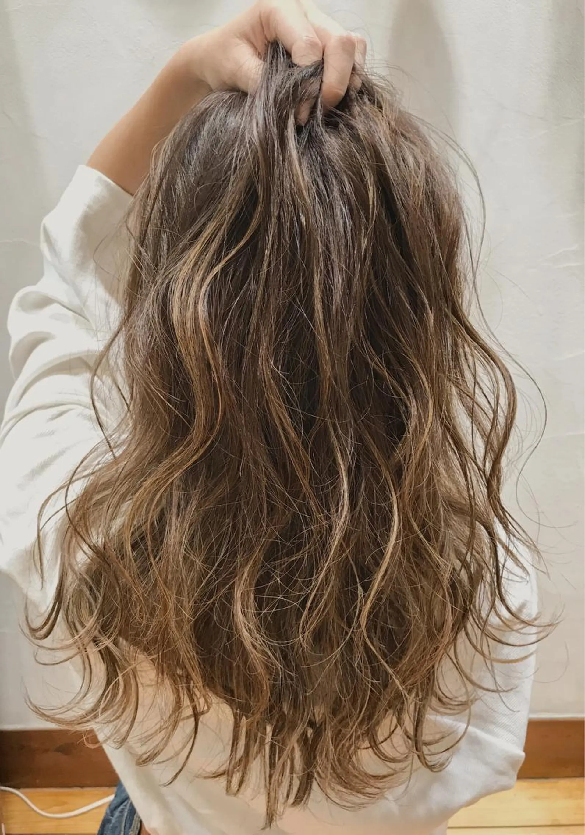 セミロング カラー ハイライトカラー ハイライト メンズカット特化柏駅 徒歩3分LOUのヘアスタイル