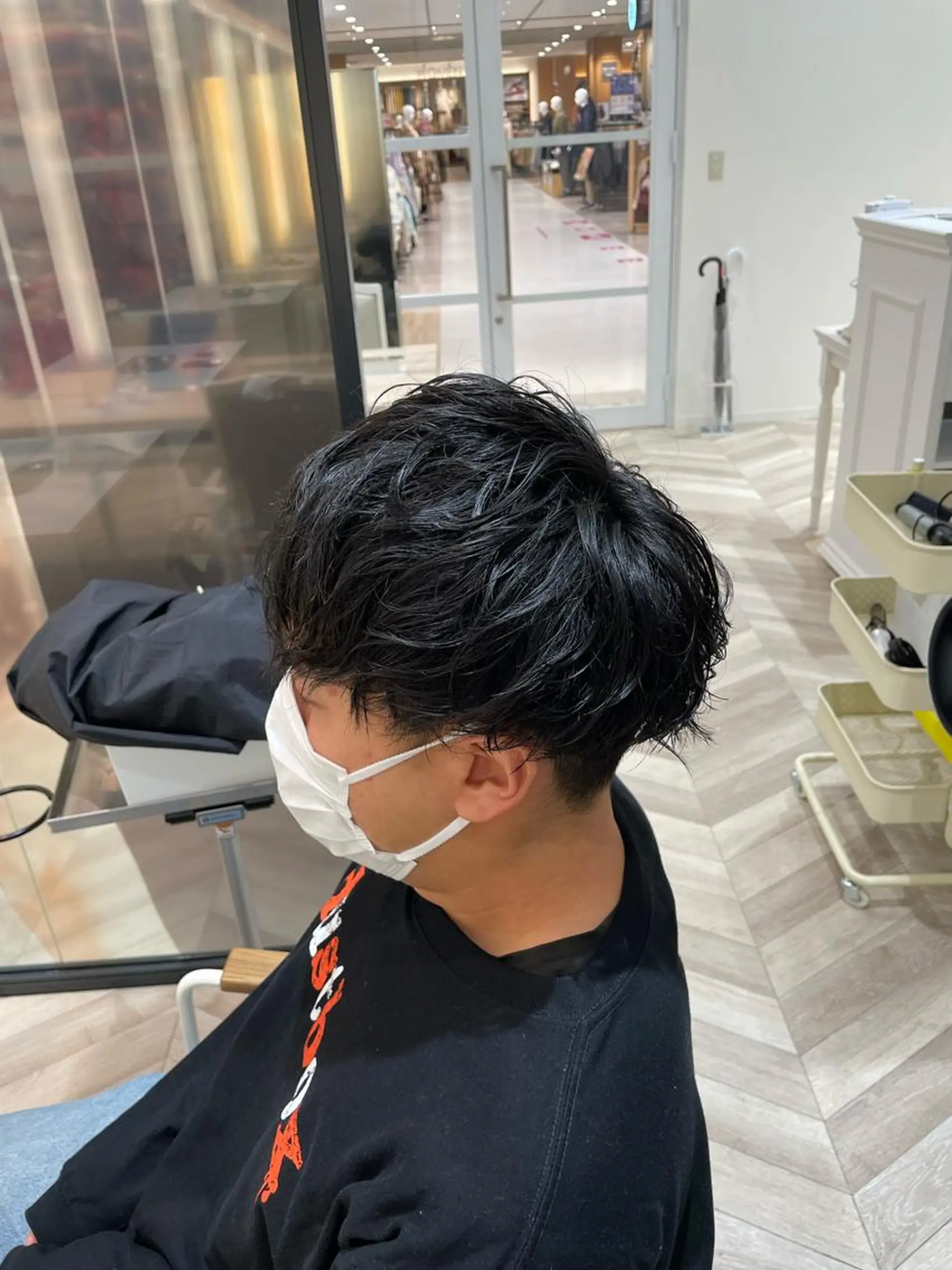 パーマ メンズ 淡路上新庄/髪質改善 .艶カラー/野口春貴のヘアスタイル