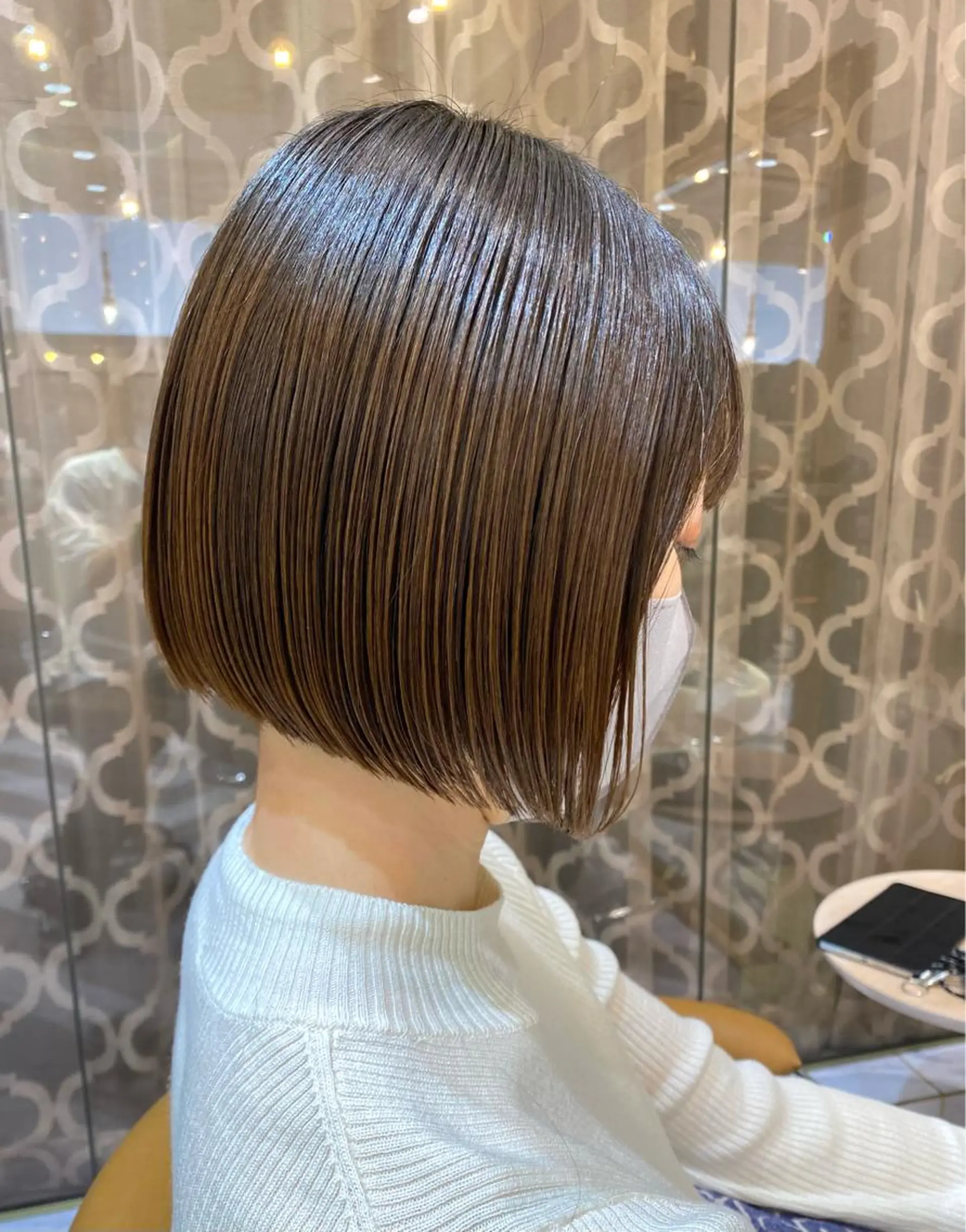 ショート カラー カット ヘアカラー トリートメント レイヤーカット /透明感カラー西田のヘアスタイル
