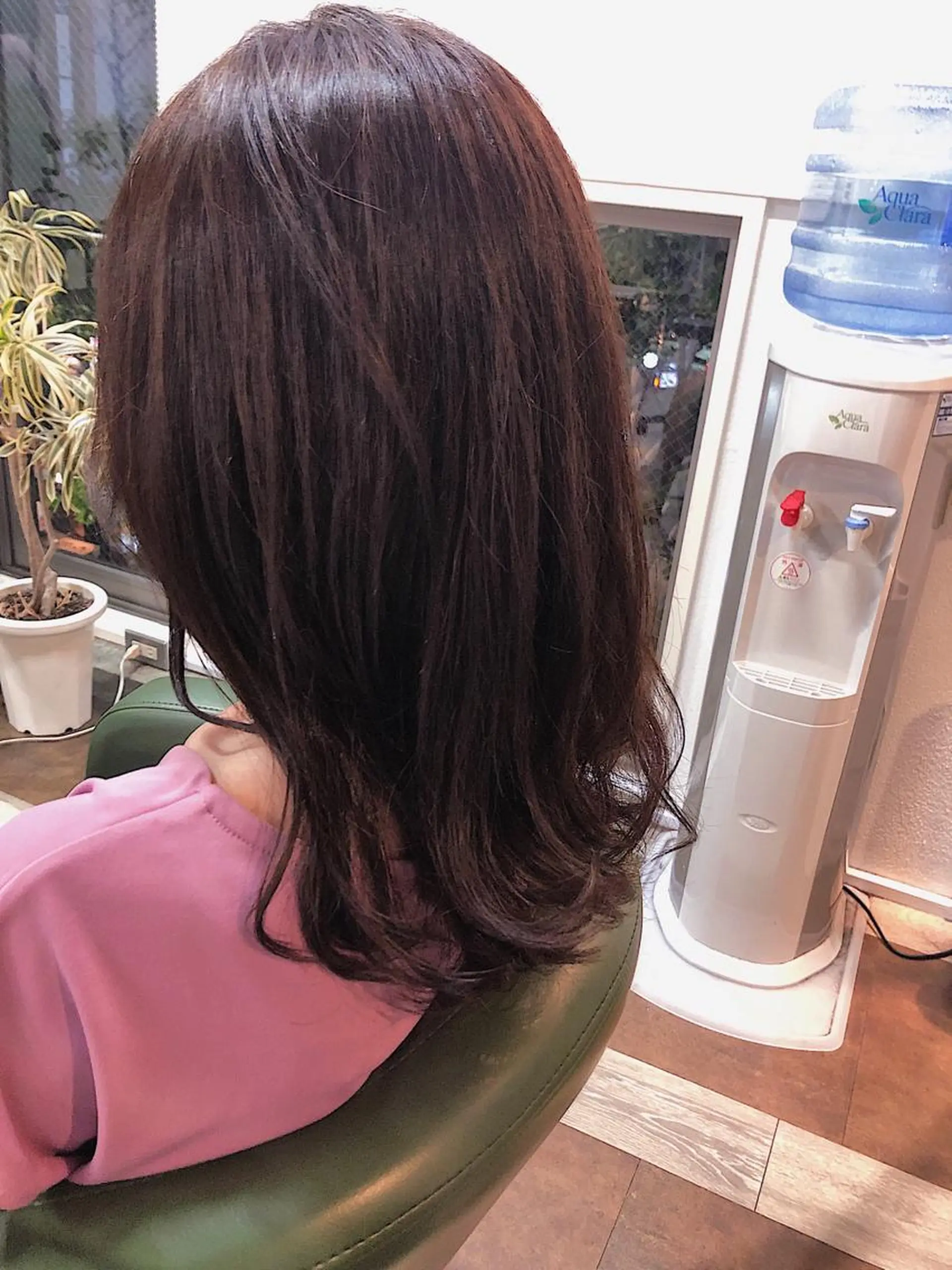 ミディアム カラー ブラウンカラー レッドカラー レッドブラウン jill by gisel＿奥家のヘアスタイル