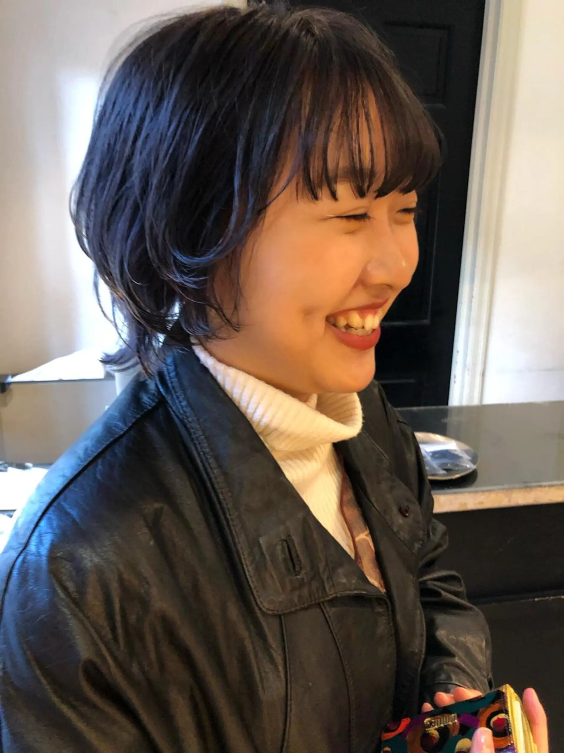 ショート カラー eri kinjoのヘアスタイル