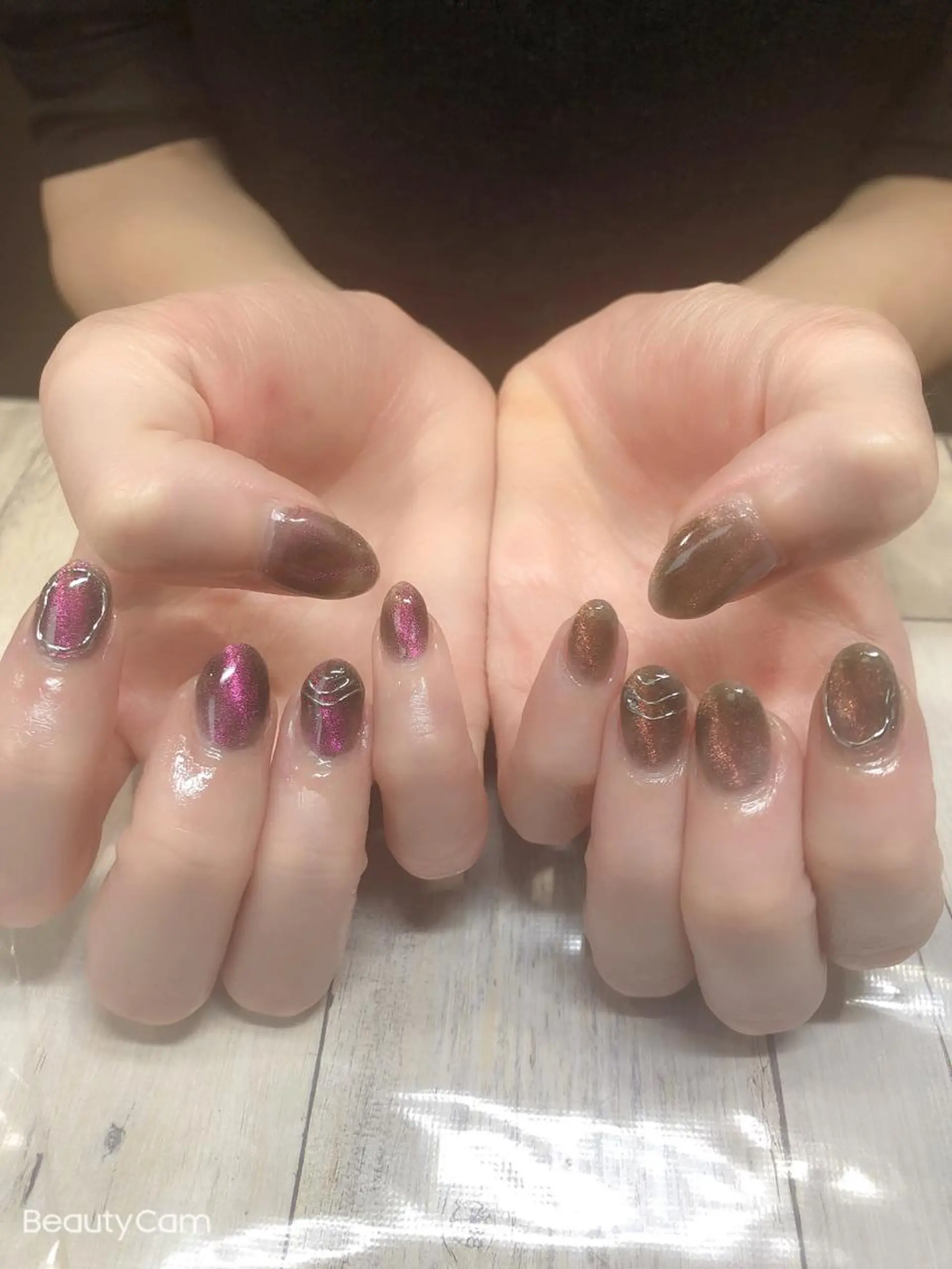 ネイル マグネットネイル ✨アン ミユ✨のネイルデザイン