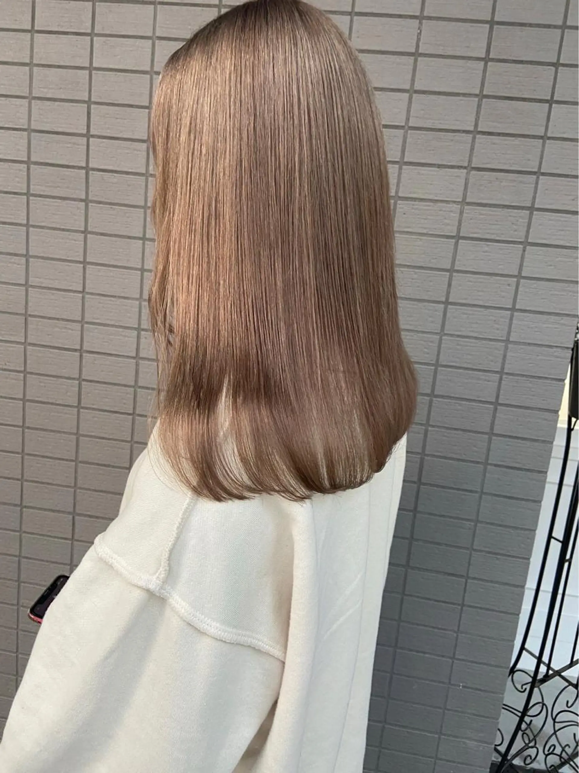 ロング カラー キッズ 𝗺𝗶𝗸𝘂♡ 似合わせ🎀のヘアスタイル