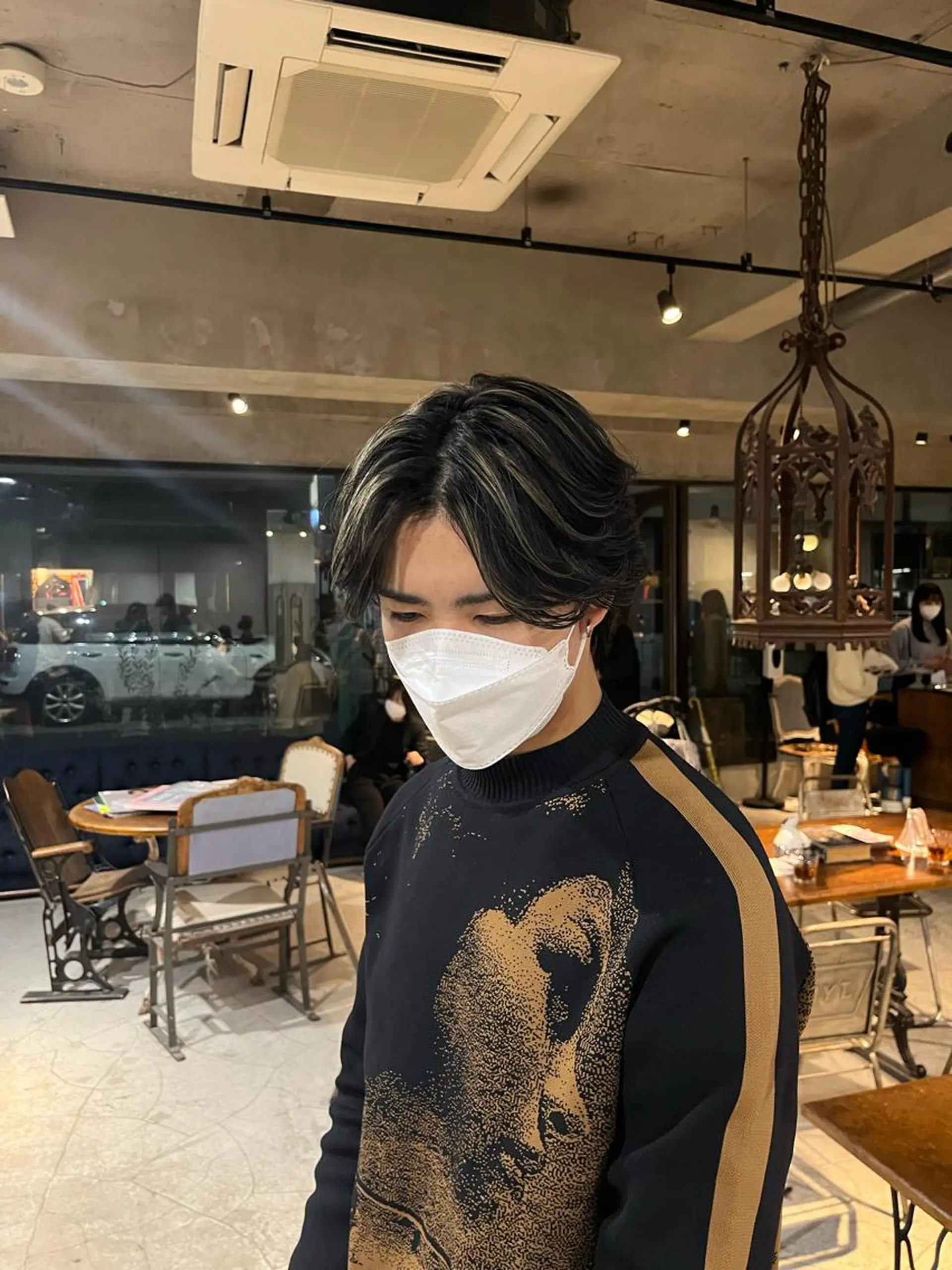 カラー メンズ メンズハイライト ハイライトカラー カット ヘアカラー トリートメント ✨メンズスタイル✨ Daiのヘアスタイル