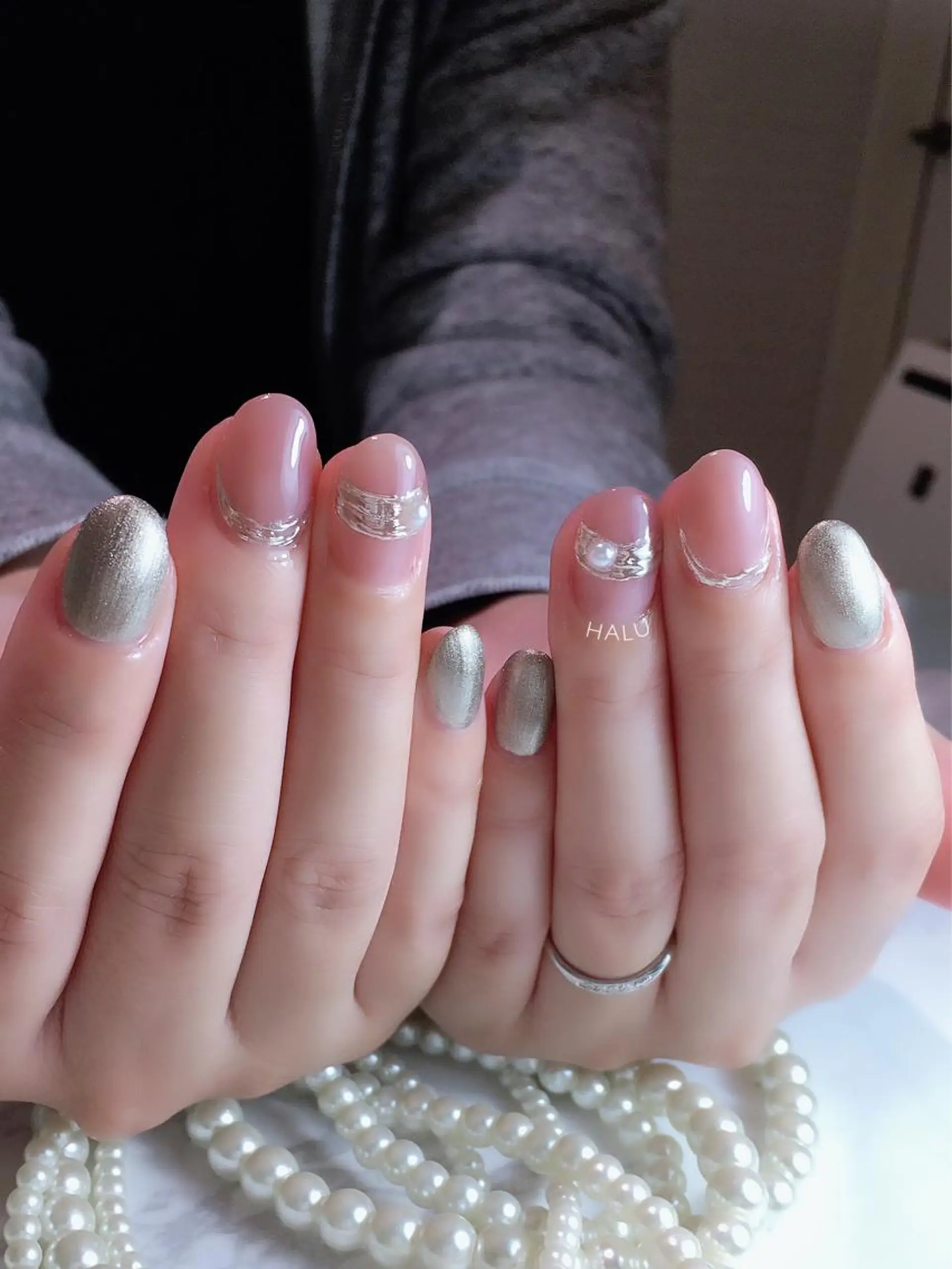 ネイル ピンク HALU ハルのネイルデザイン