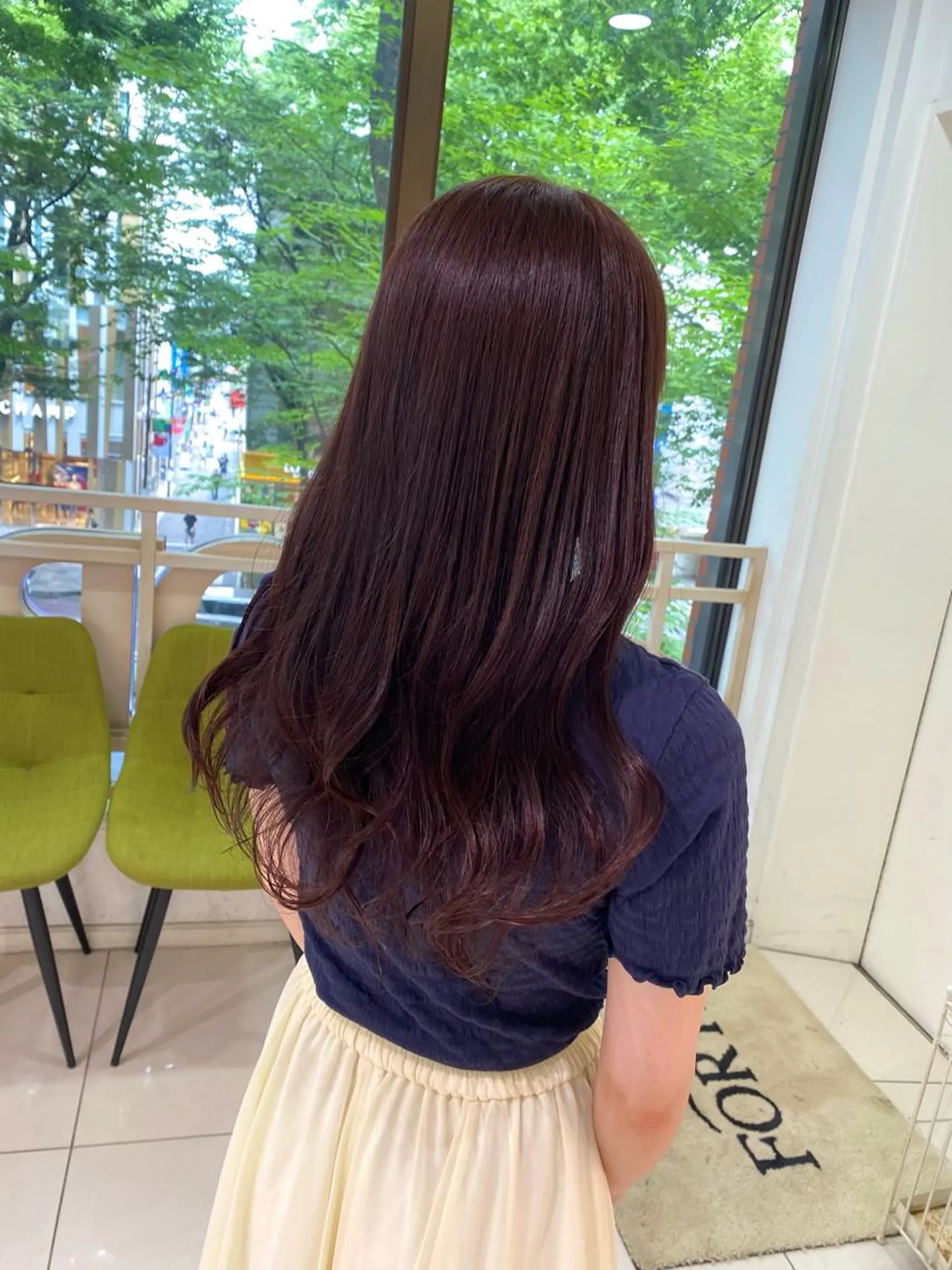 ロング カラー ヘアアレンジ 透明感カラー 古山 結季🌙🖤のヘアスタイル