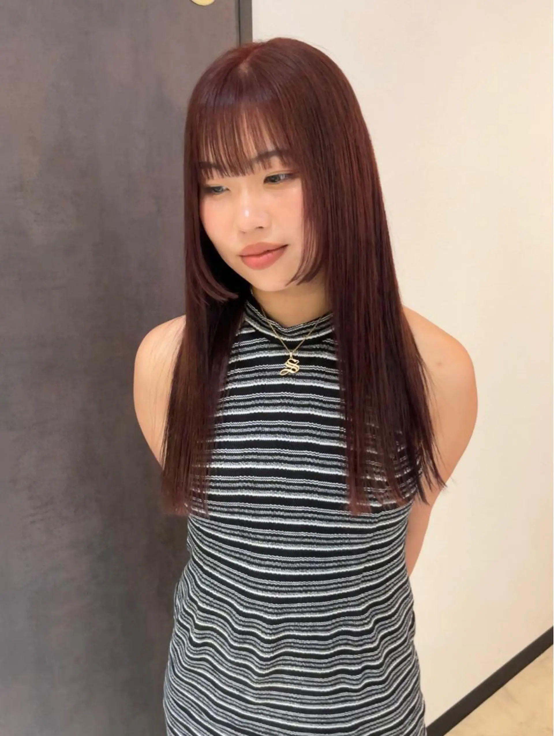 カラー レッドカラー MATTY yoshika 🐻のヘアスタイル