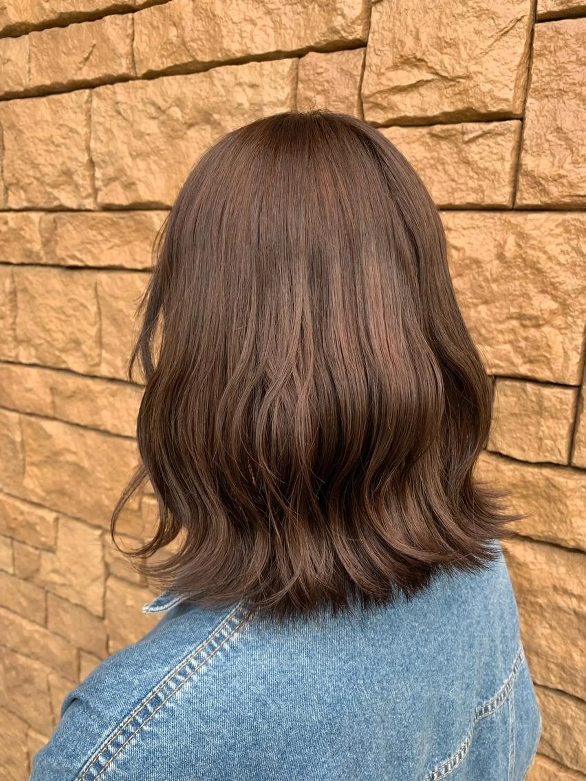 ミディアム カラー ブラウンカラー ナチュラルブラウン 板倉　花連 💌リピーター様へ↓のヘアスタイル