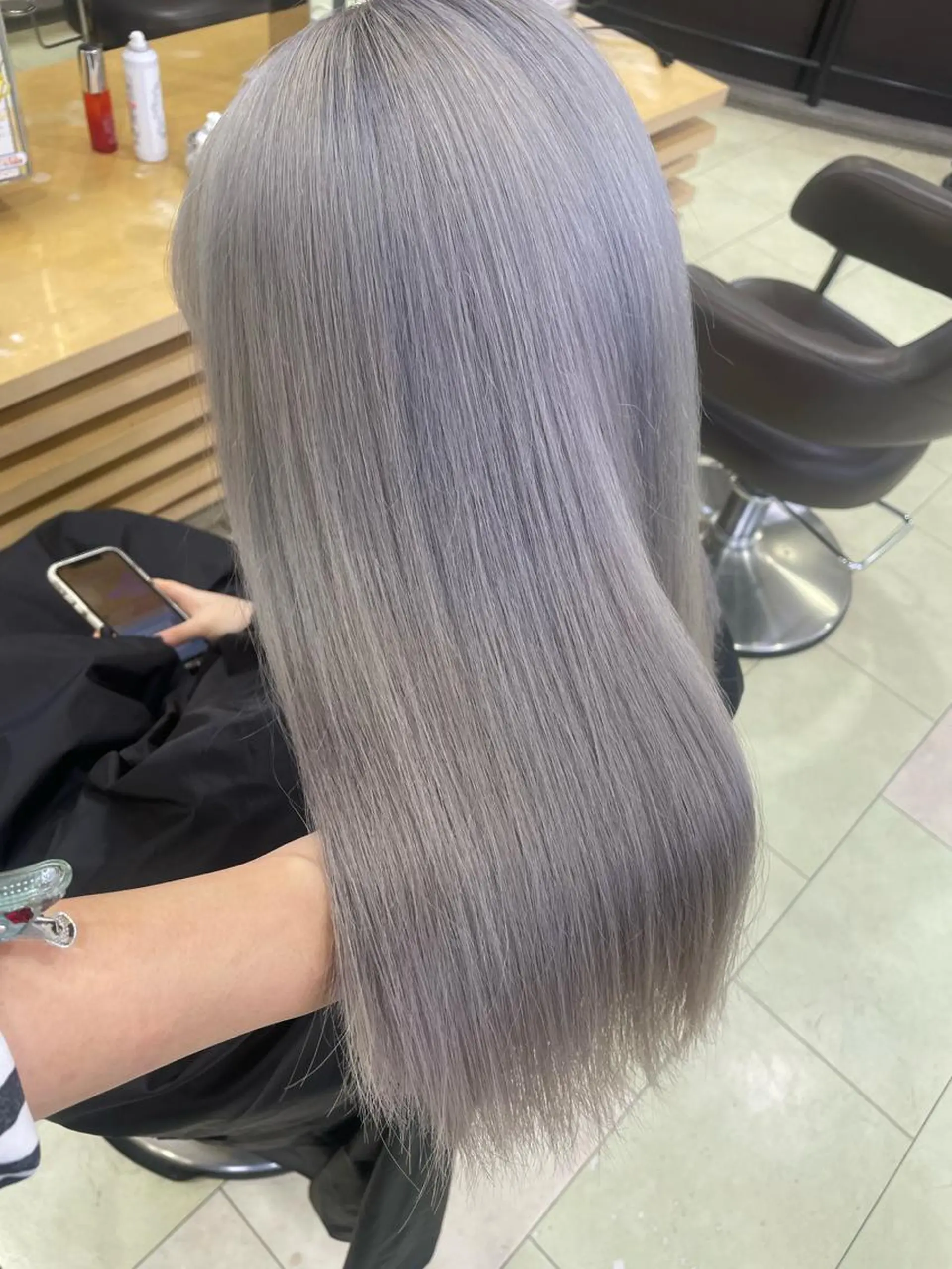 ロング カラー メンズパーマ 新宿 yudaiのヘアスタイル