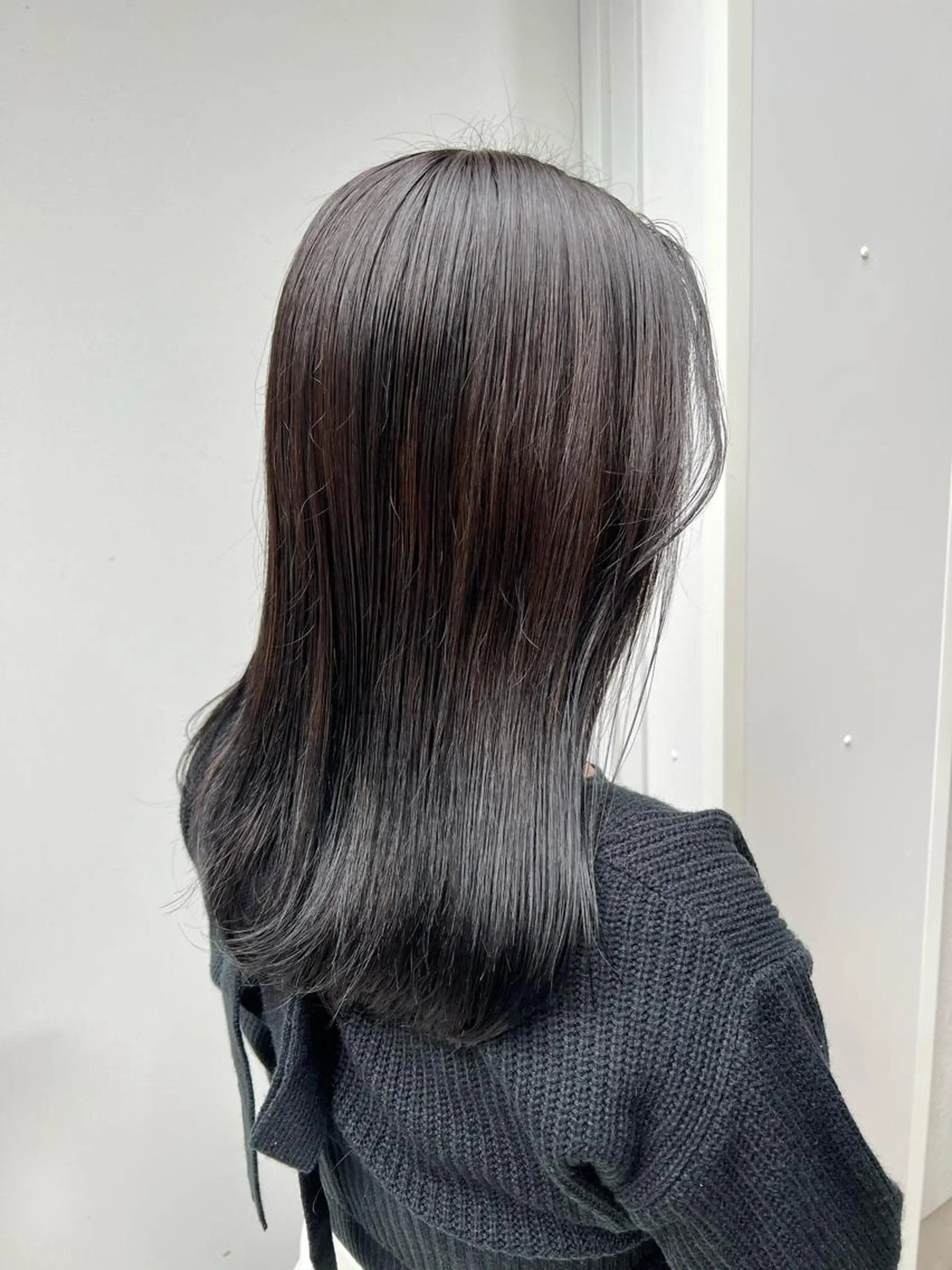 セミロング カラー 透明感カラー グレージュ シアーグレージュ 卒業式お呼ばれ🕊️ ヘアセット✴︎ミキのヘアスタイル
