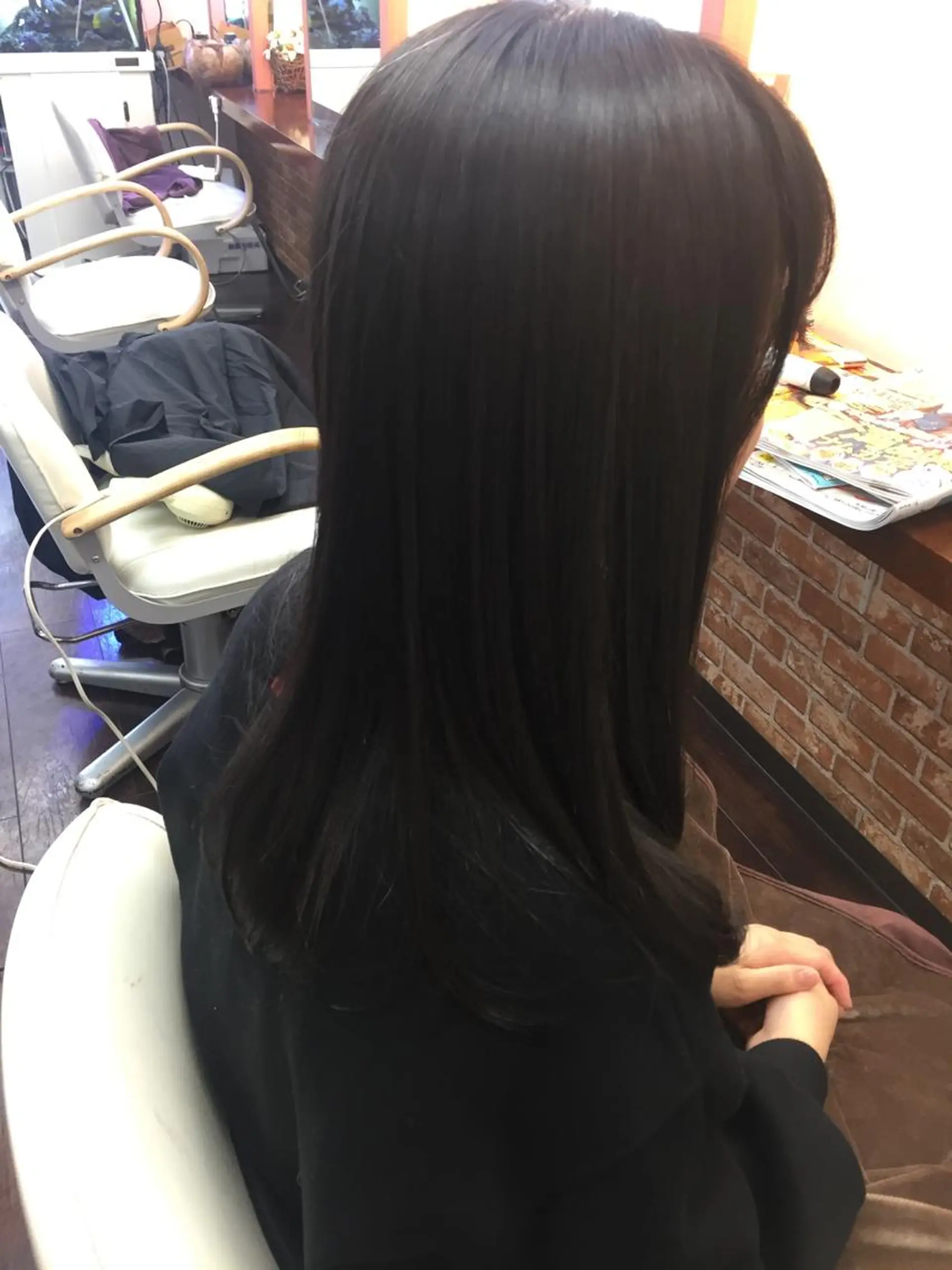 ロング パーマ 桧山 真のヘアスタイル