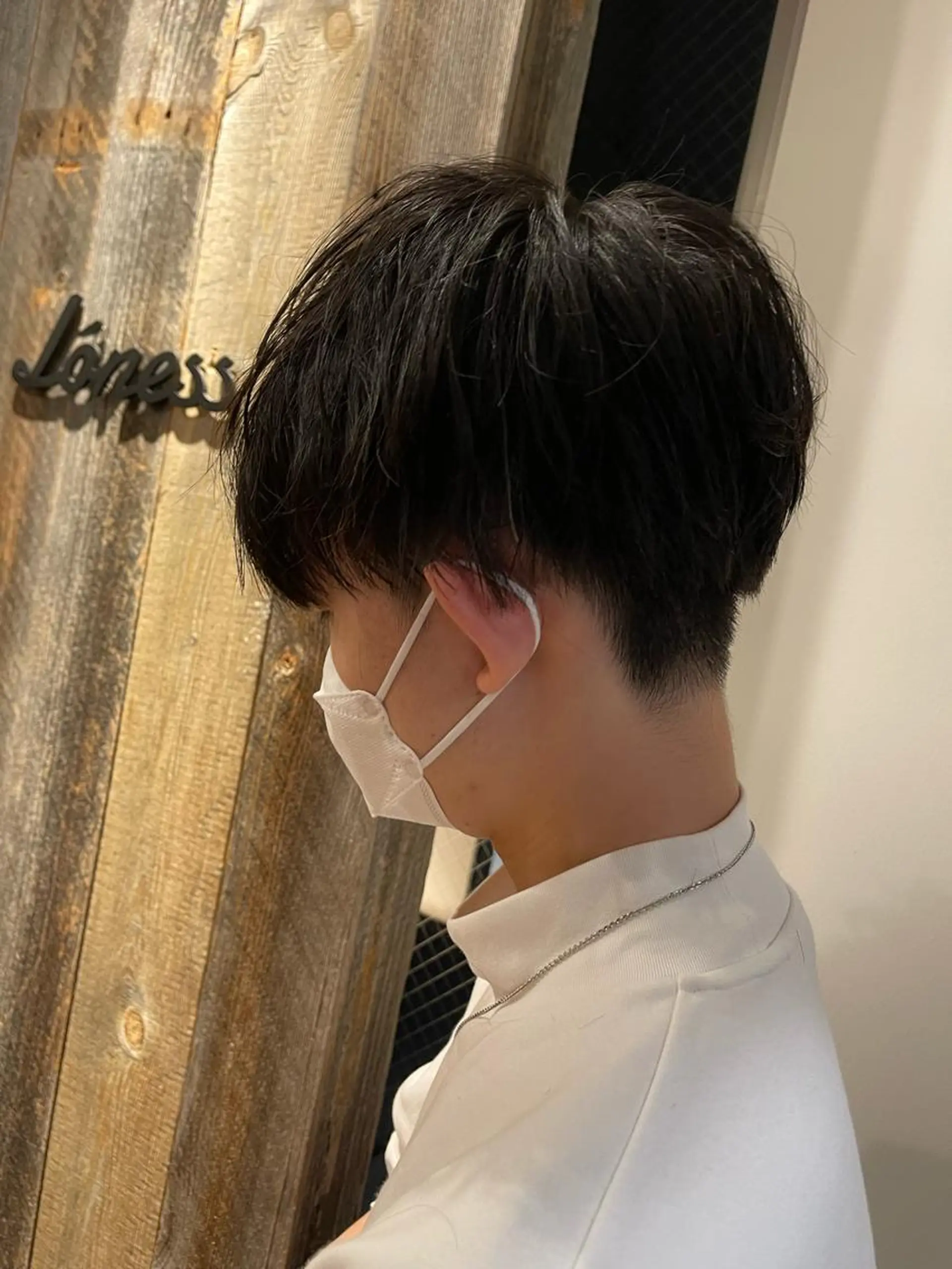 メンズ メンズ就活ヘア カット 蜂須賀🐝縮毛矯正 ストレートパーマのヘアスタイル