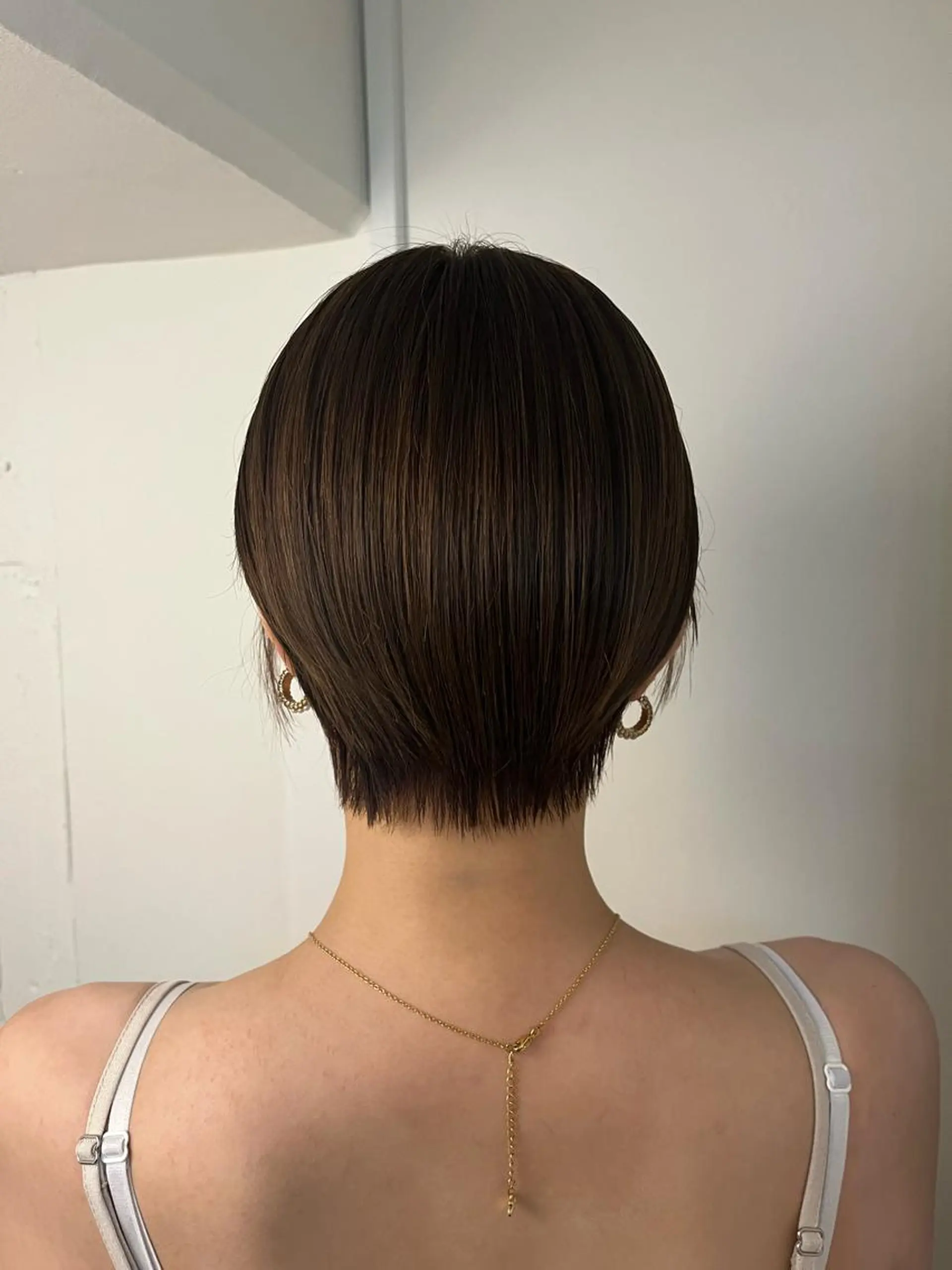 ショート 丸みショート ショートヘア Airi 韓国y2k ハイレイヤーのヘアスタイル