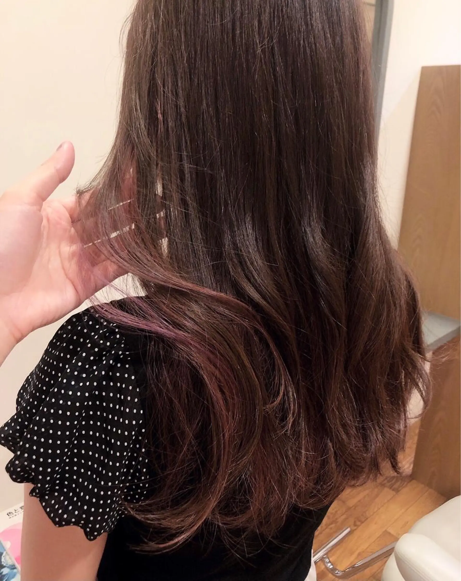 ロング カラー ヘアアレンジ ヘッドスパ 永井 亜実のヘアスタイル