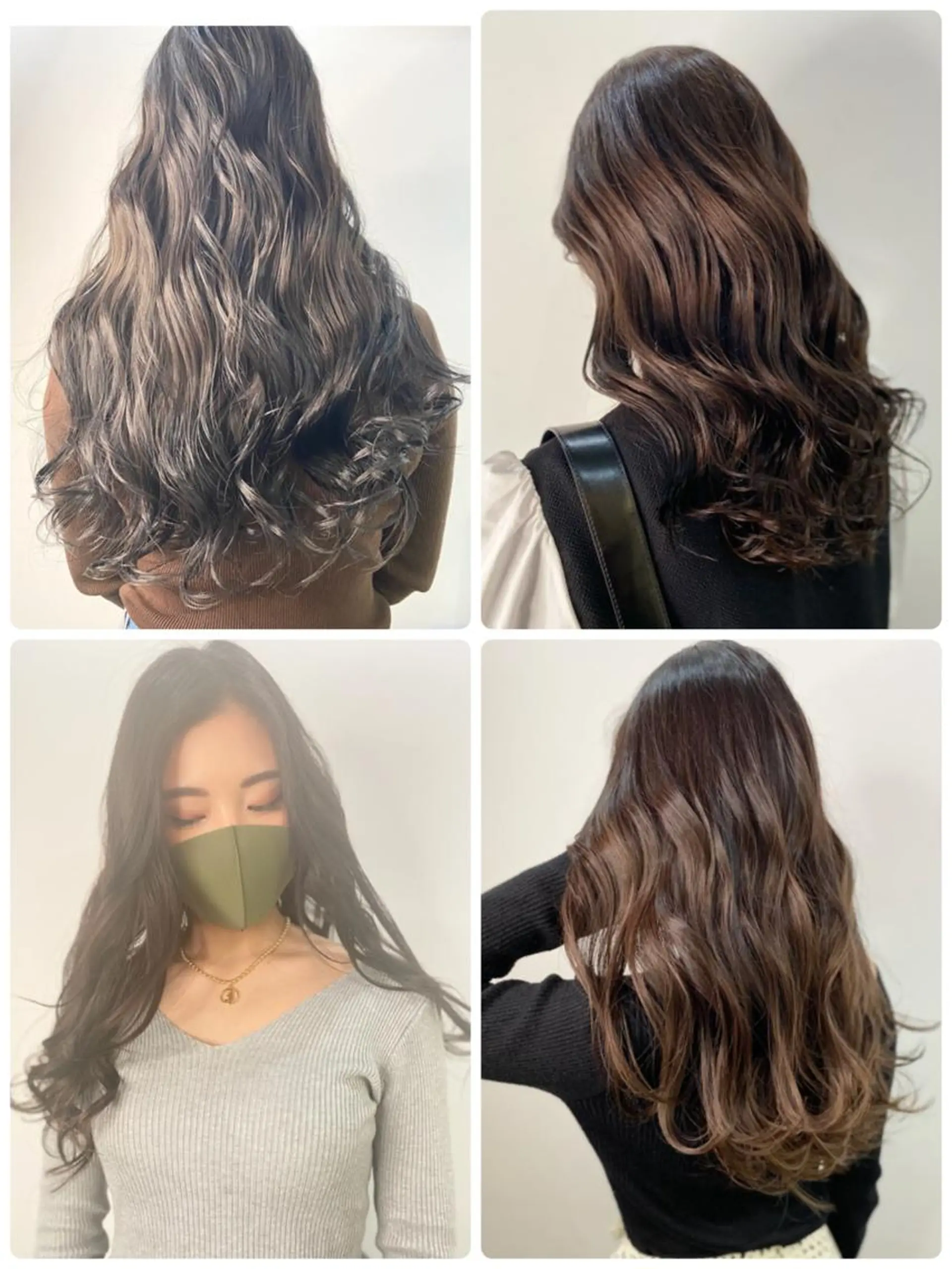 ロング カラー ベージュカラー グレージュ シルバー ロング opus 店長大和 レイヤー/赤み消しのヘアスタイル