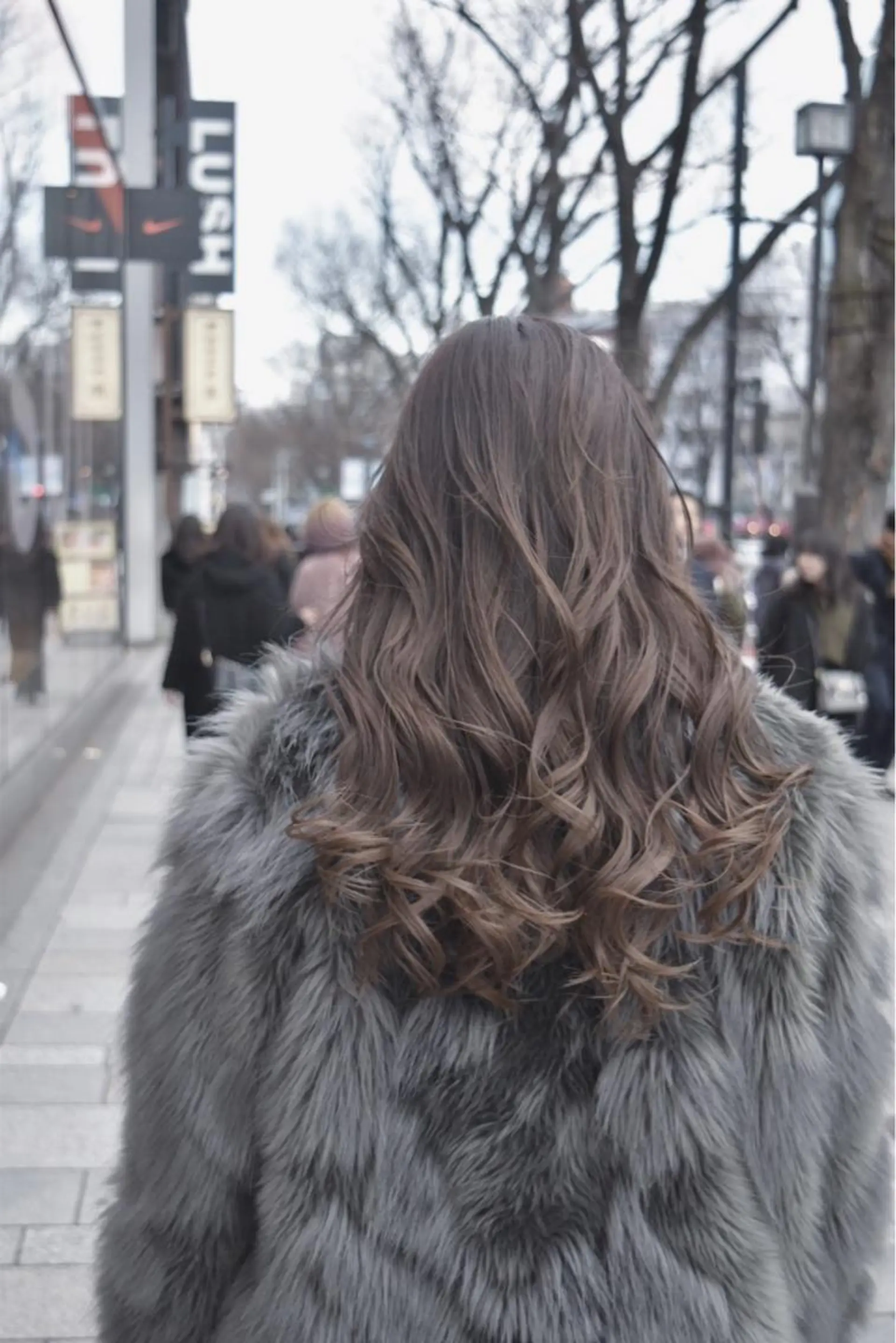 ロング カラー パーマ ネイル マツエク・マツパ グラデーションカラー グレージュ グラデーション カット ヘアカラー 【Diar】オーナー アキヨシケンタのヘアスタイル