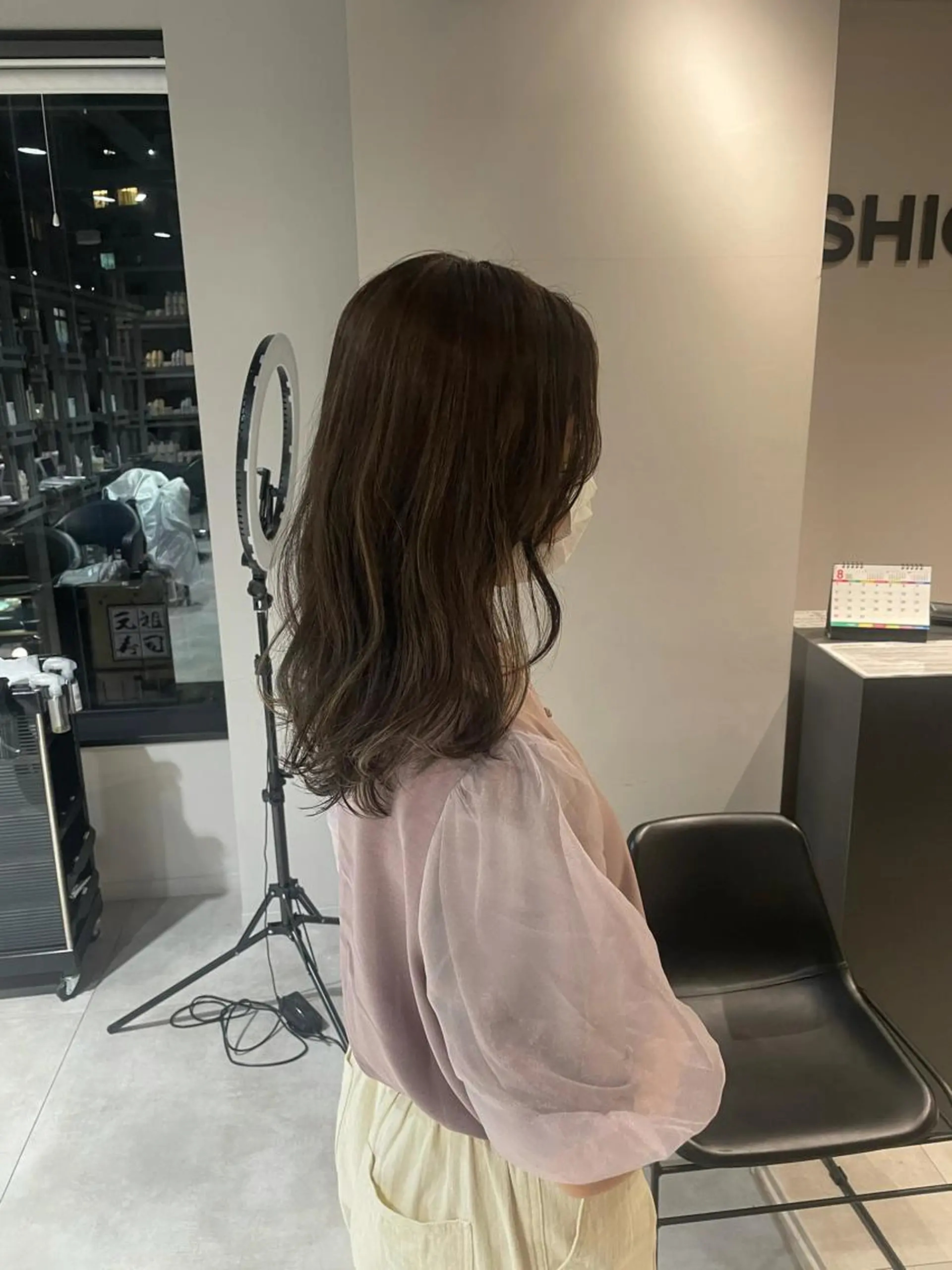ミディアム カラー ハイライトカラー ハイライト ブリーチ👩‍🦳/ ‪✂︎MANAMIのヘアスタイル